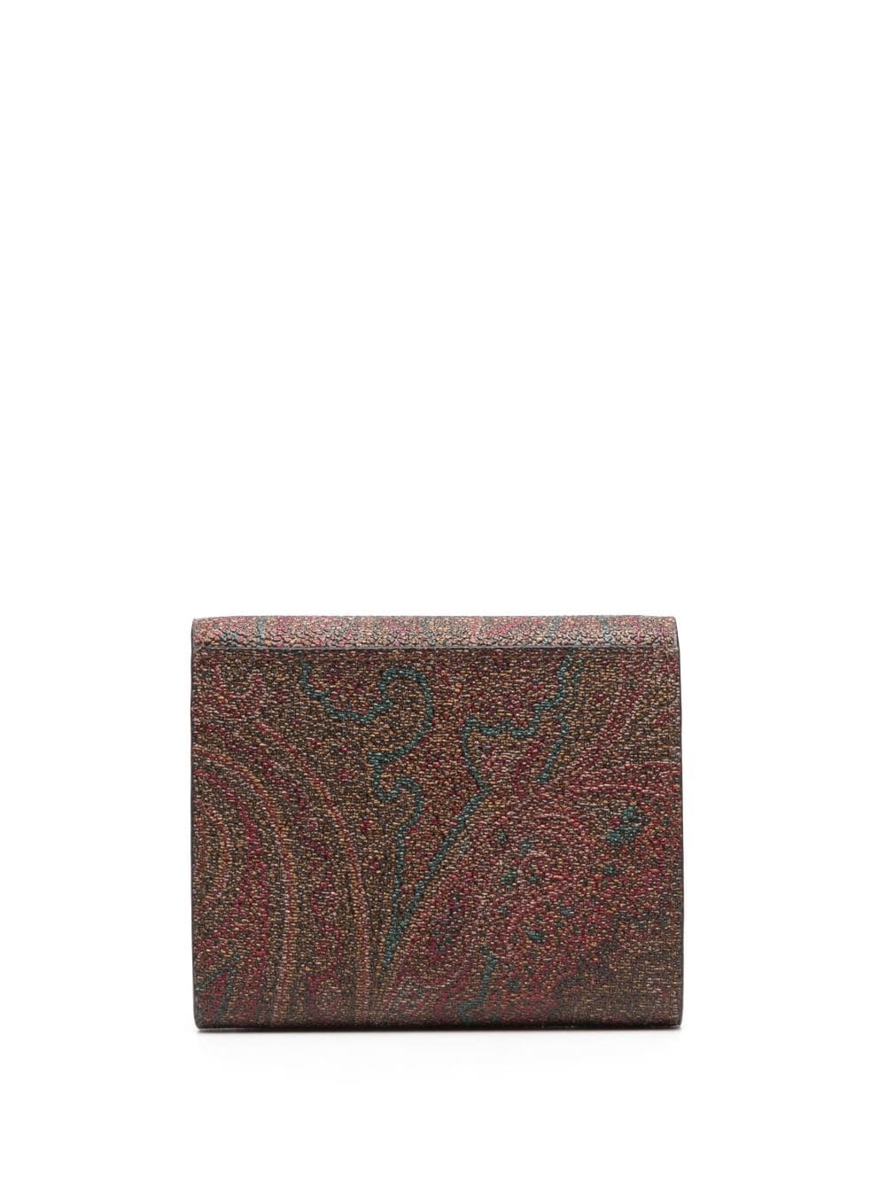 paisley-pattern wallet - 2
