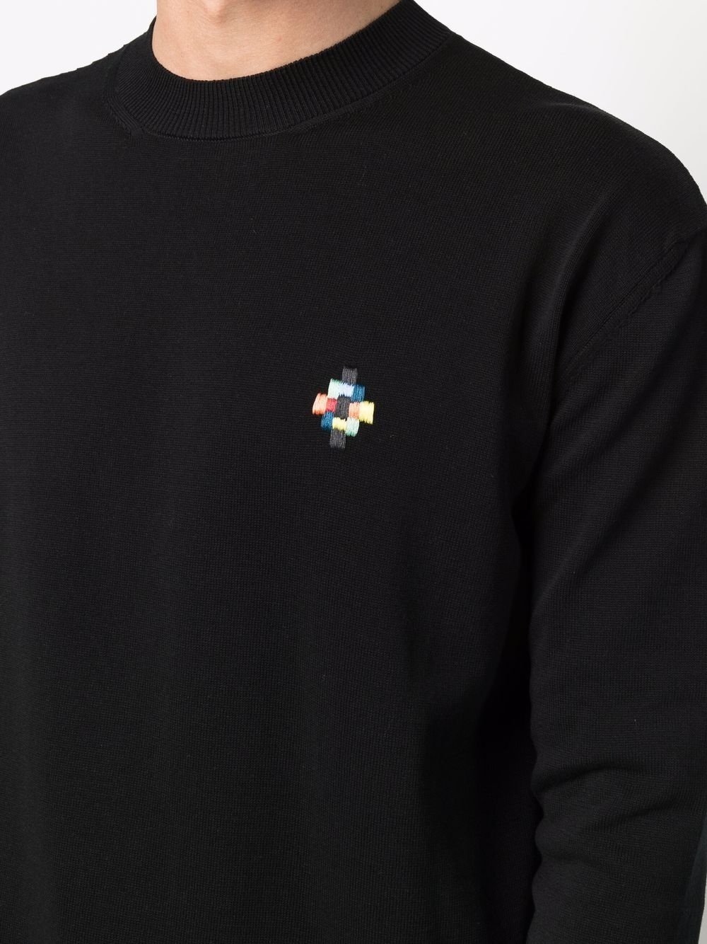 logo-embroidered jumper - 5