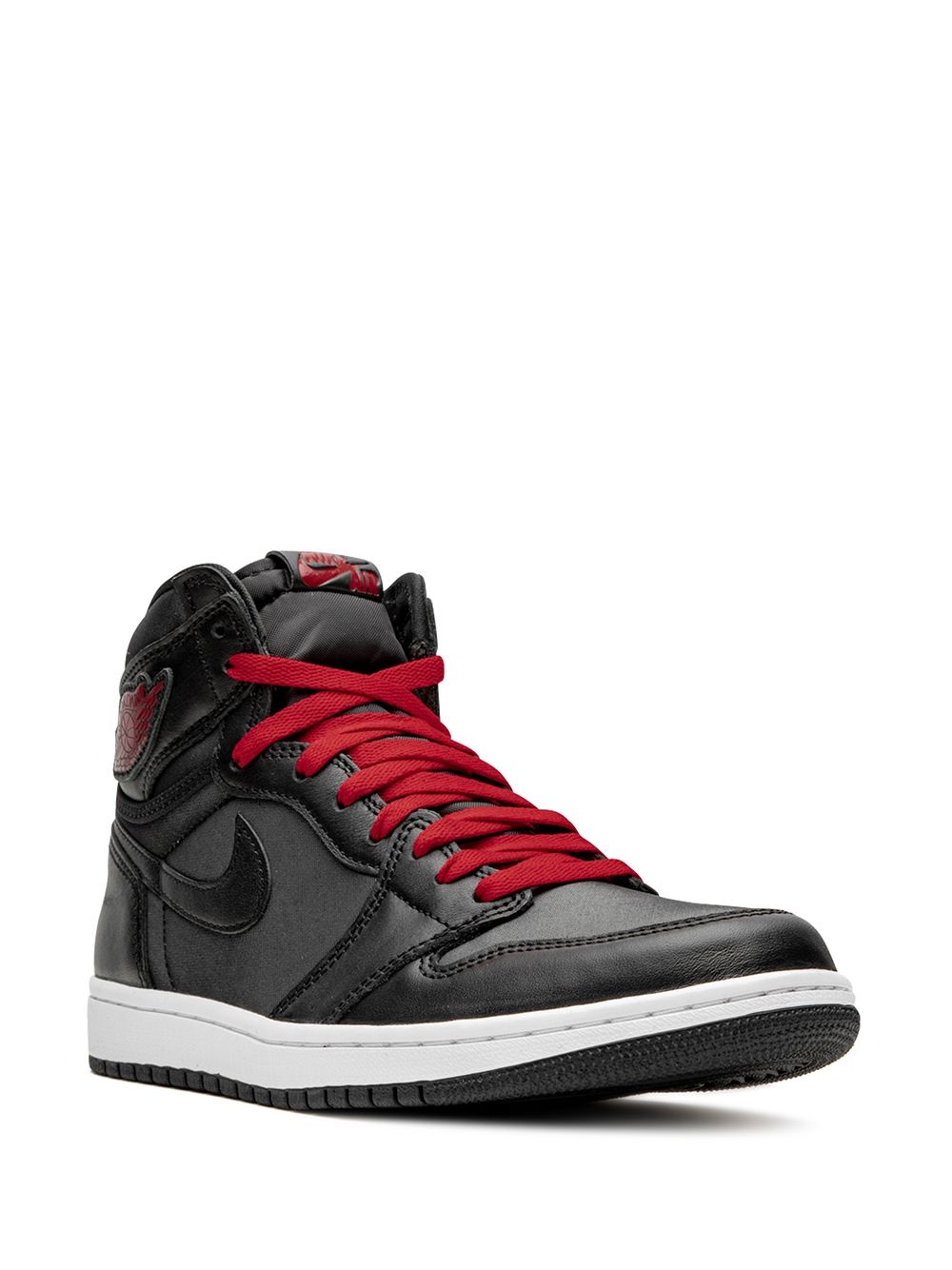 Air Jordan 1 Retro High OG black satin/gym red - 2