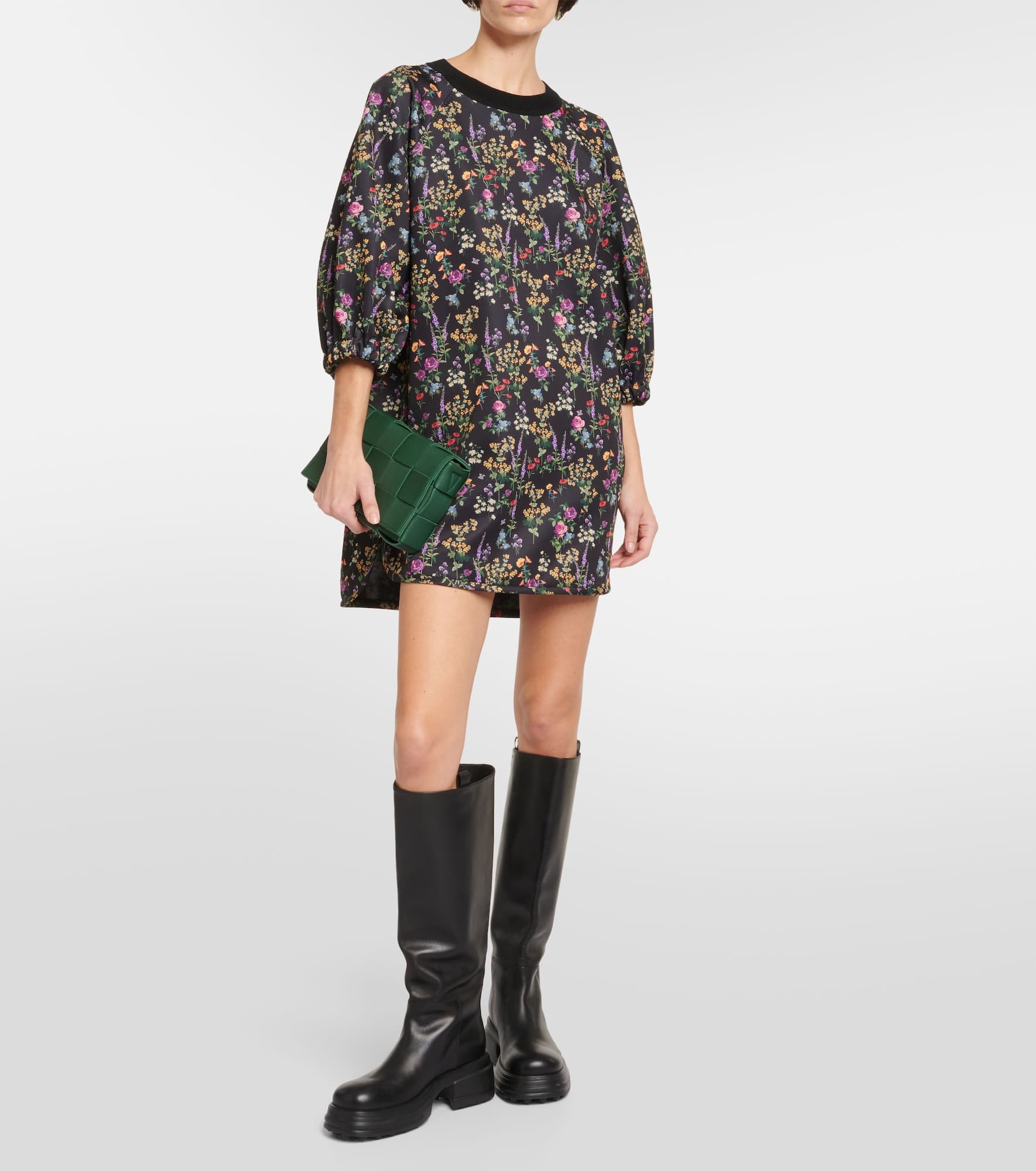 Billy floral jersey minidress - 2