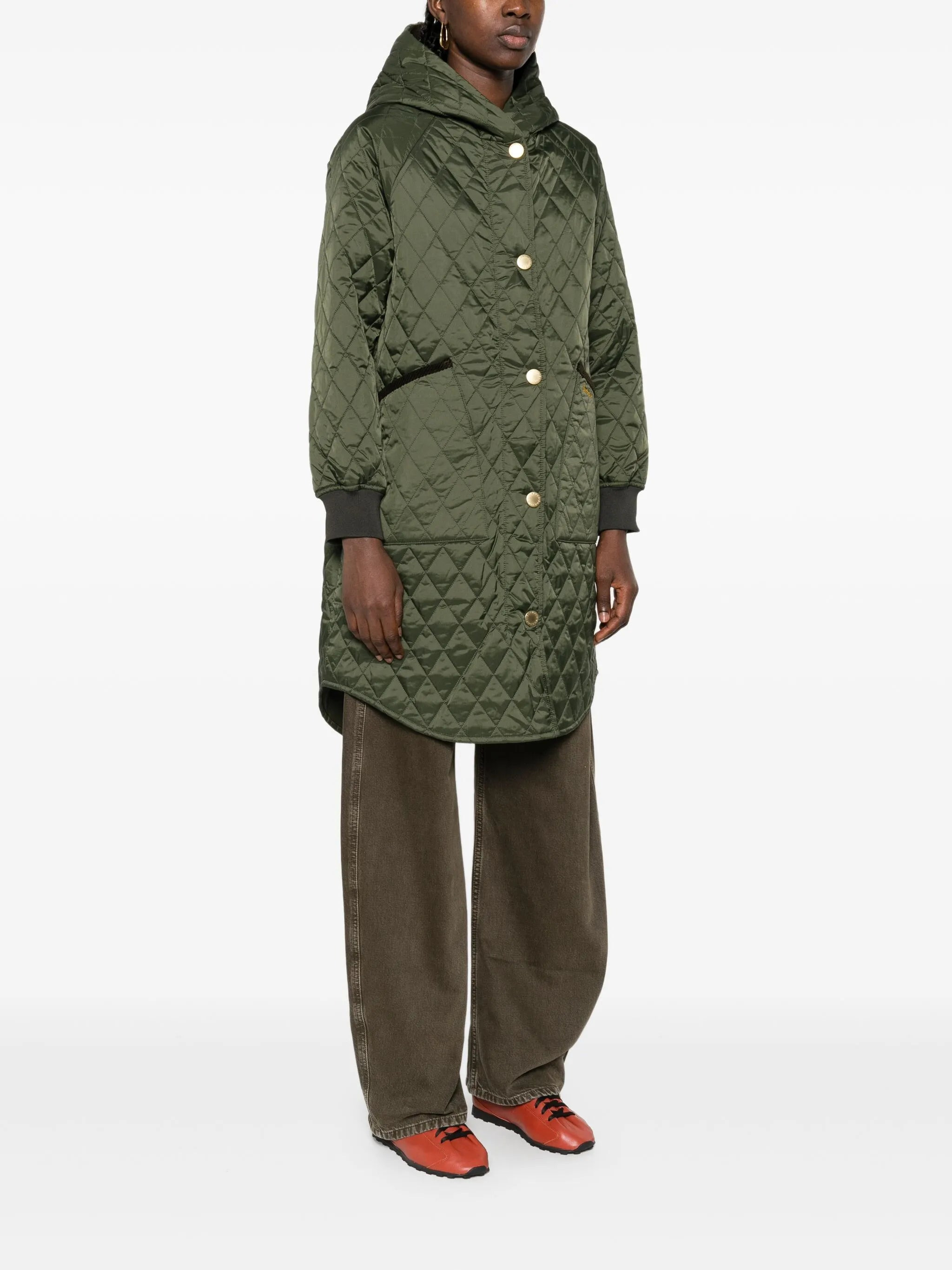 Barbour Quilted Hooded Jacket - 5