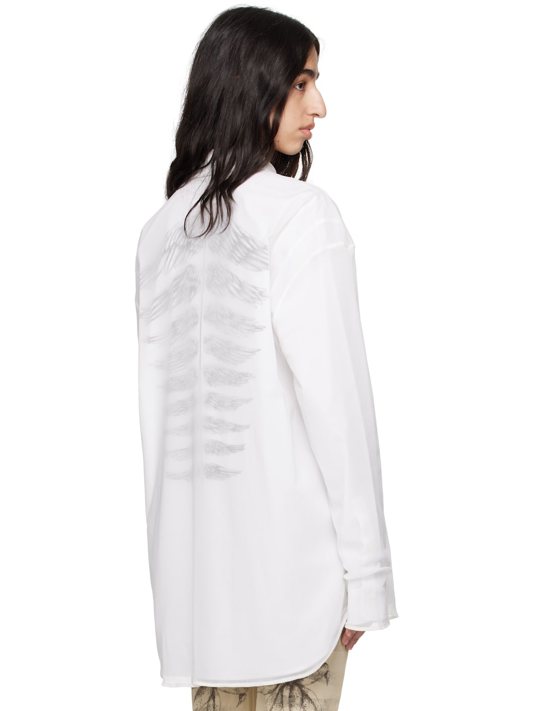 White 'The Tattoo Poem' Shirt - 3