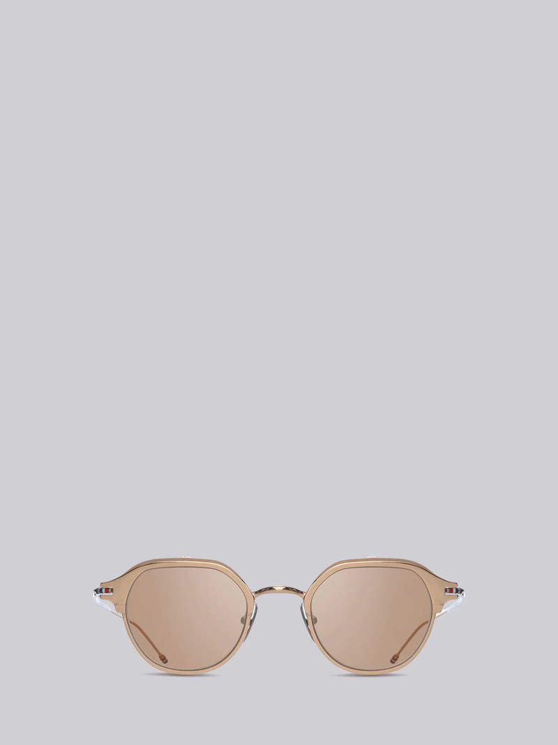 White Gold & Silver Sunglasses - 1