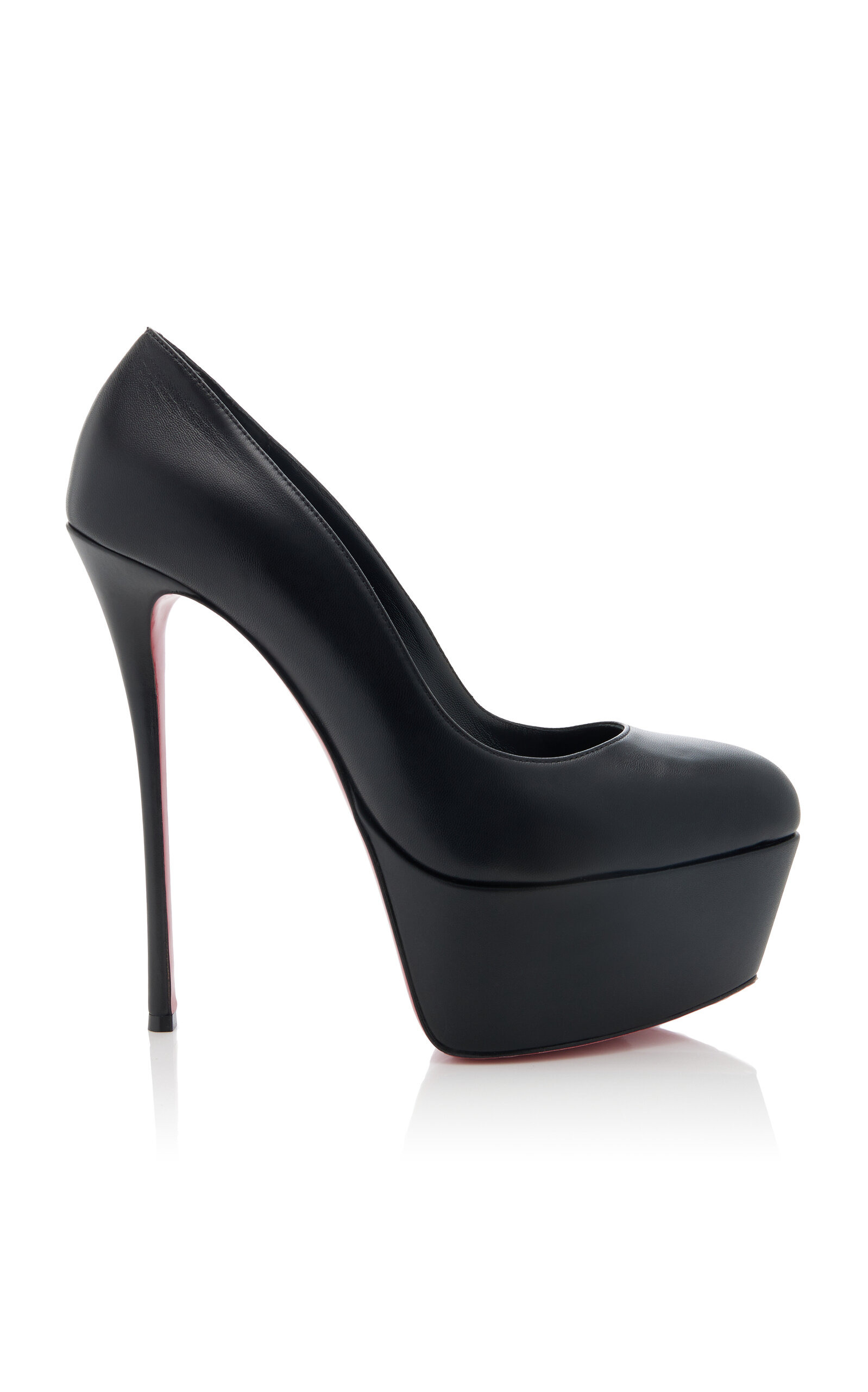 Dolly Alta 160mm Leather Platform Pumps black - 1