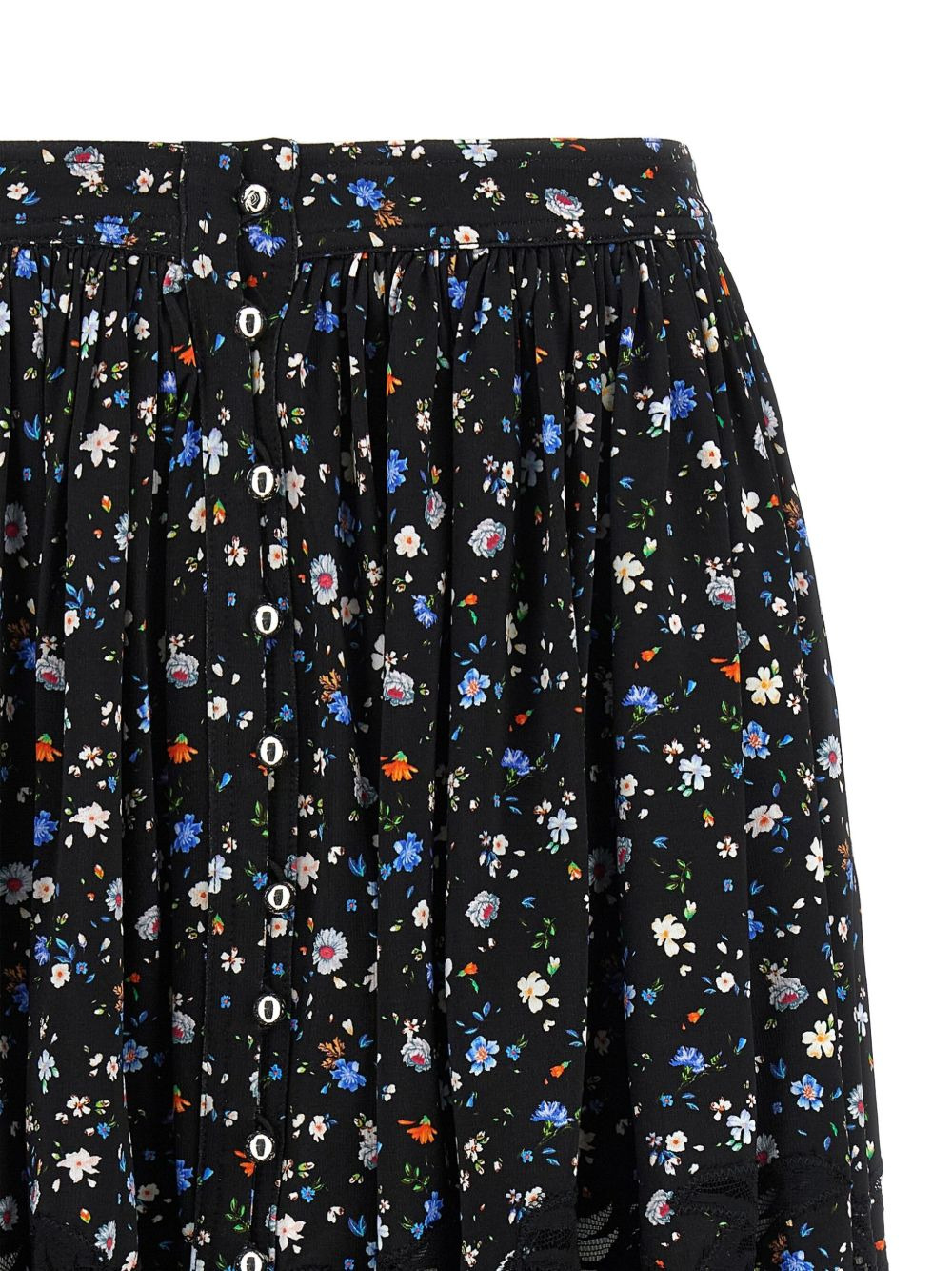 lace-embellished skirt - 3
