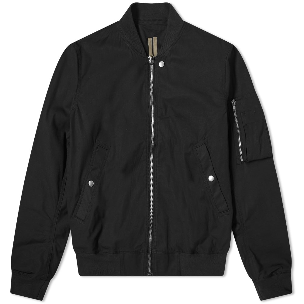 Rick Owens DRKSHDW Back Print Flight Bomber Jacket - 1