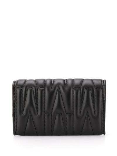 Moschino monogram-quilted clutch bag outlook