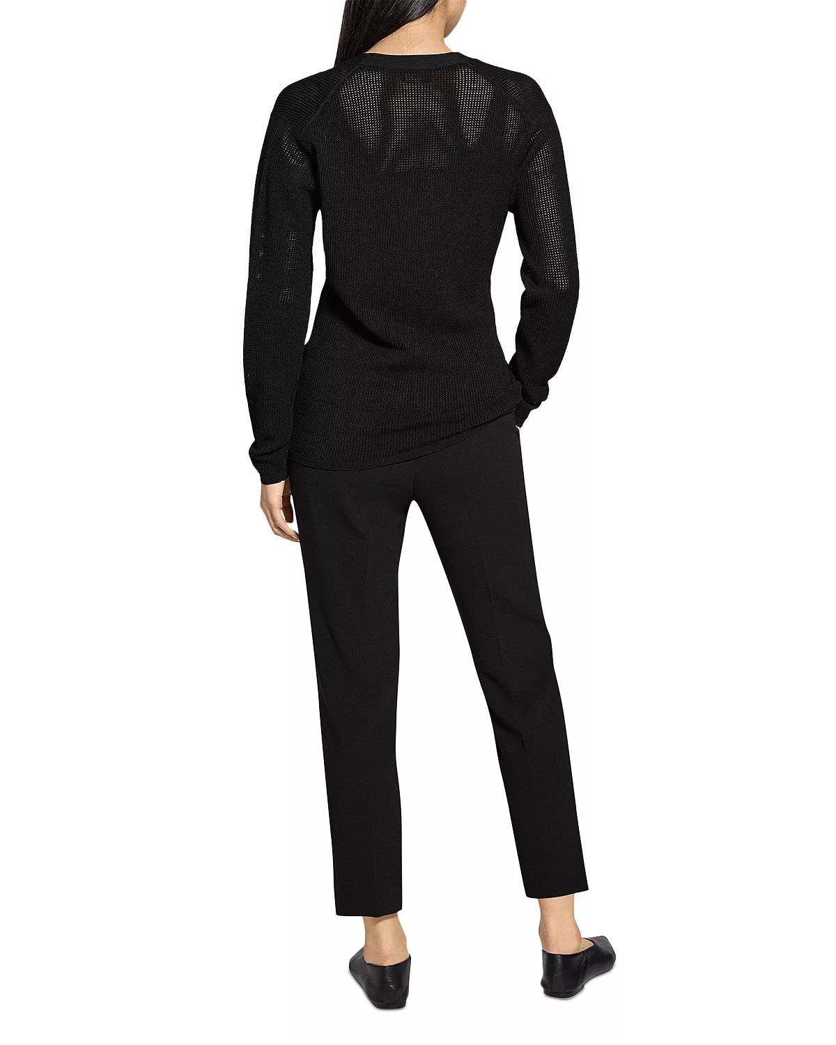 V Neck Cardigan Sweater - 6