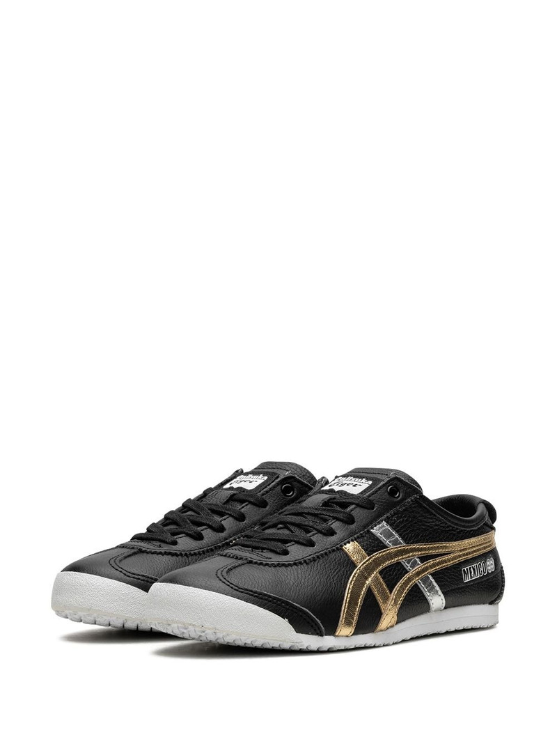 Mexico 66 "Black Gold Silver" sneakers 4