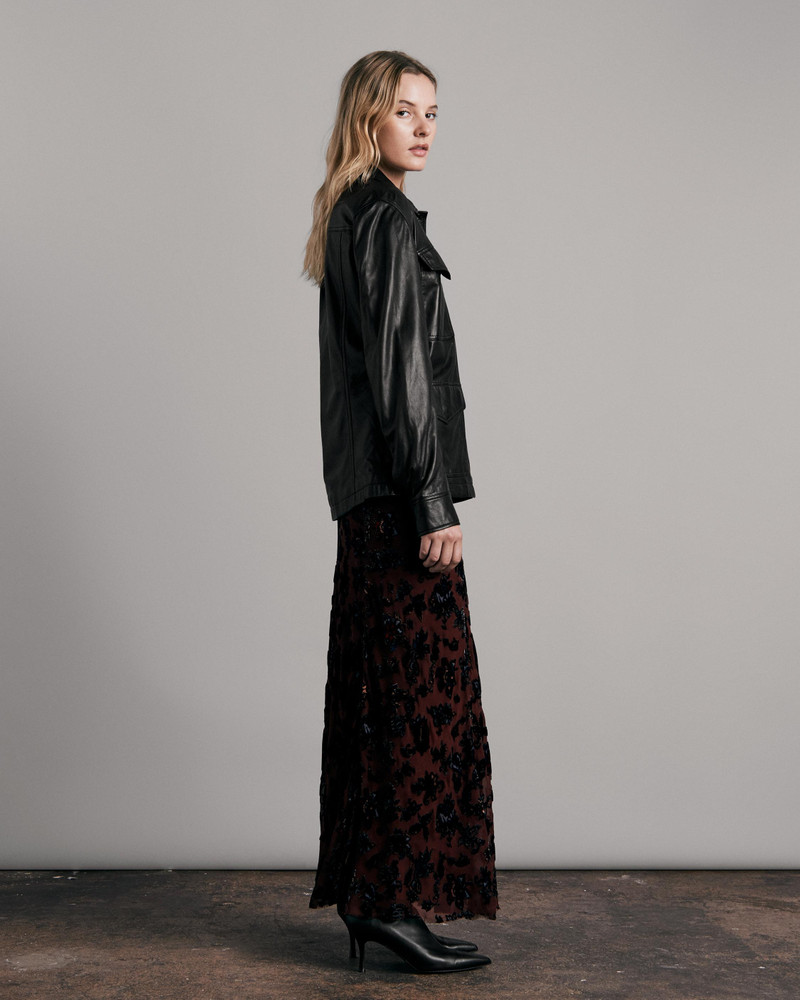 Kaye Leather Shirt Jacket
Classic Fit Jacket 4