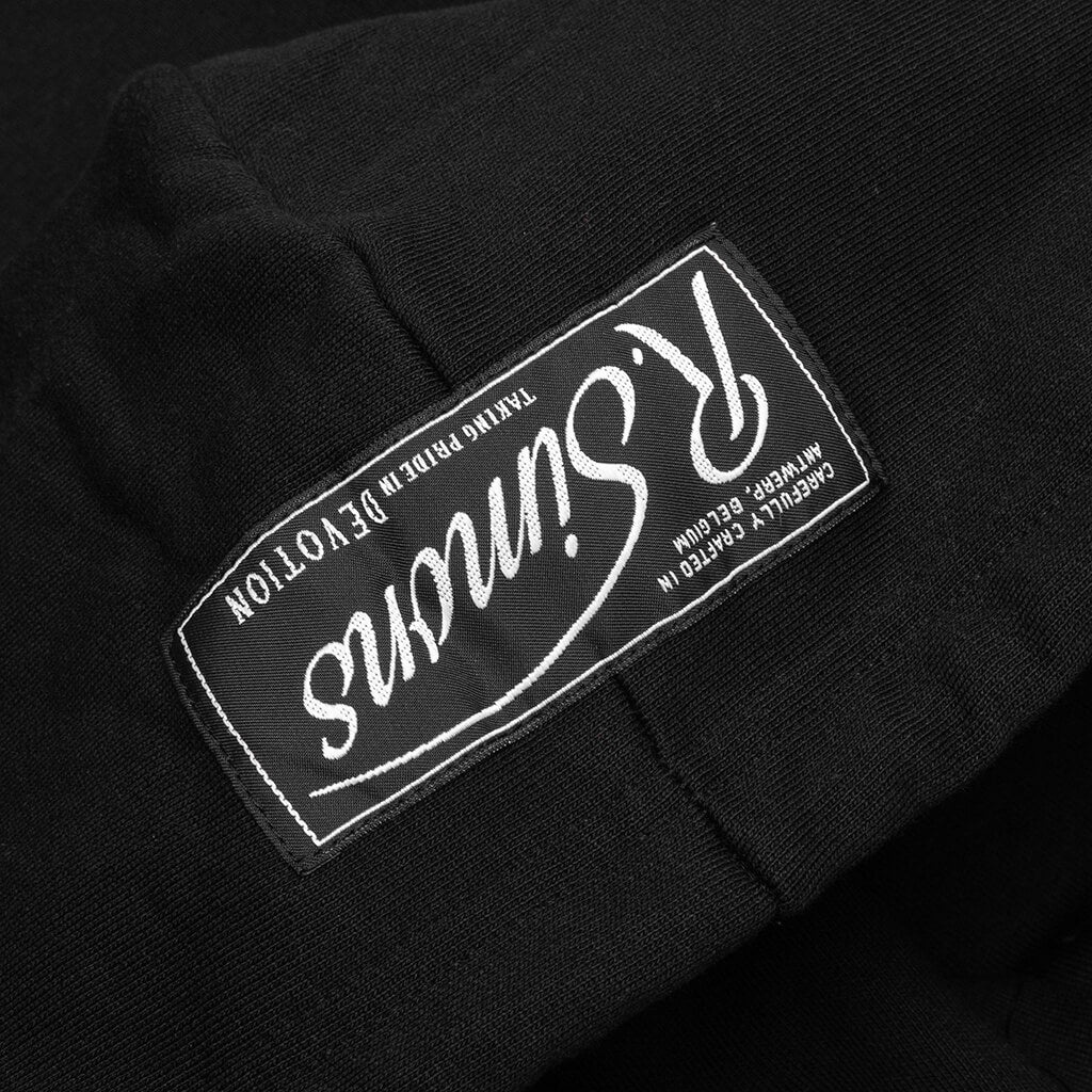RAF SIMONS REGULAR FIT SYNCHRONICITY HOODIE - BLACK - 3