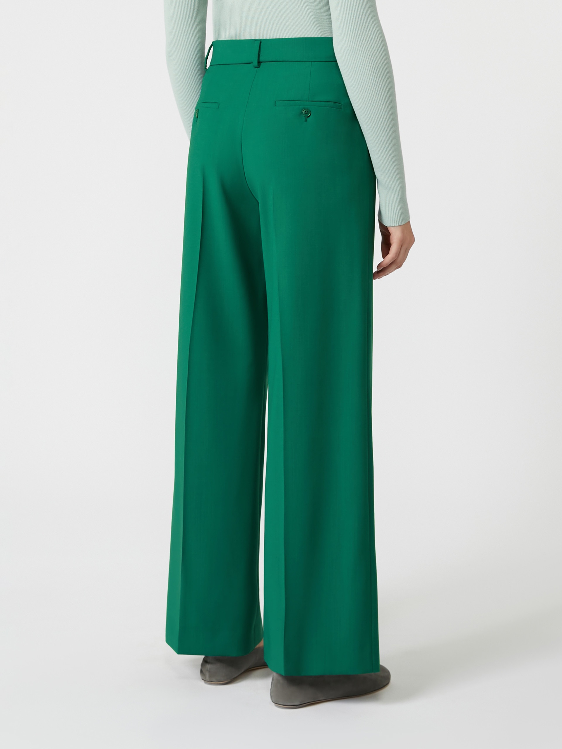 VISIVO Wool palazzo trousers - 4