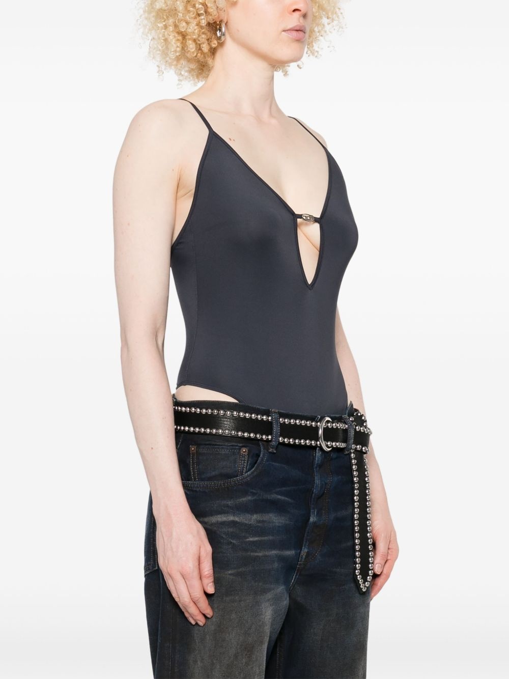 stretch-design bodysuit - 3