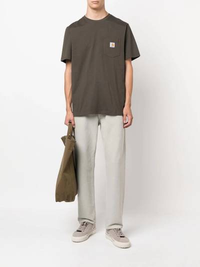 Carhartt logo-patch cotton T-shirt outlook