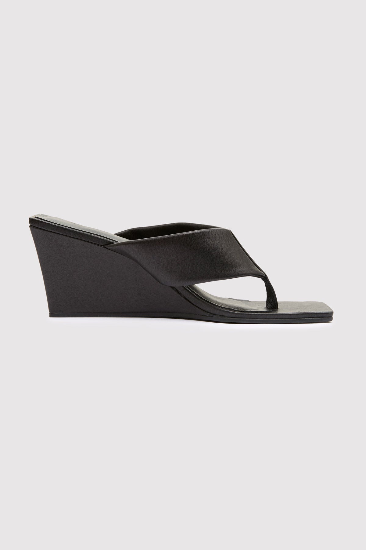 Soft Thong Wedge - Black - 5