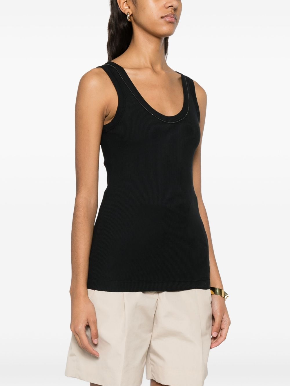 ribbed tank top - 3