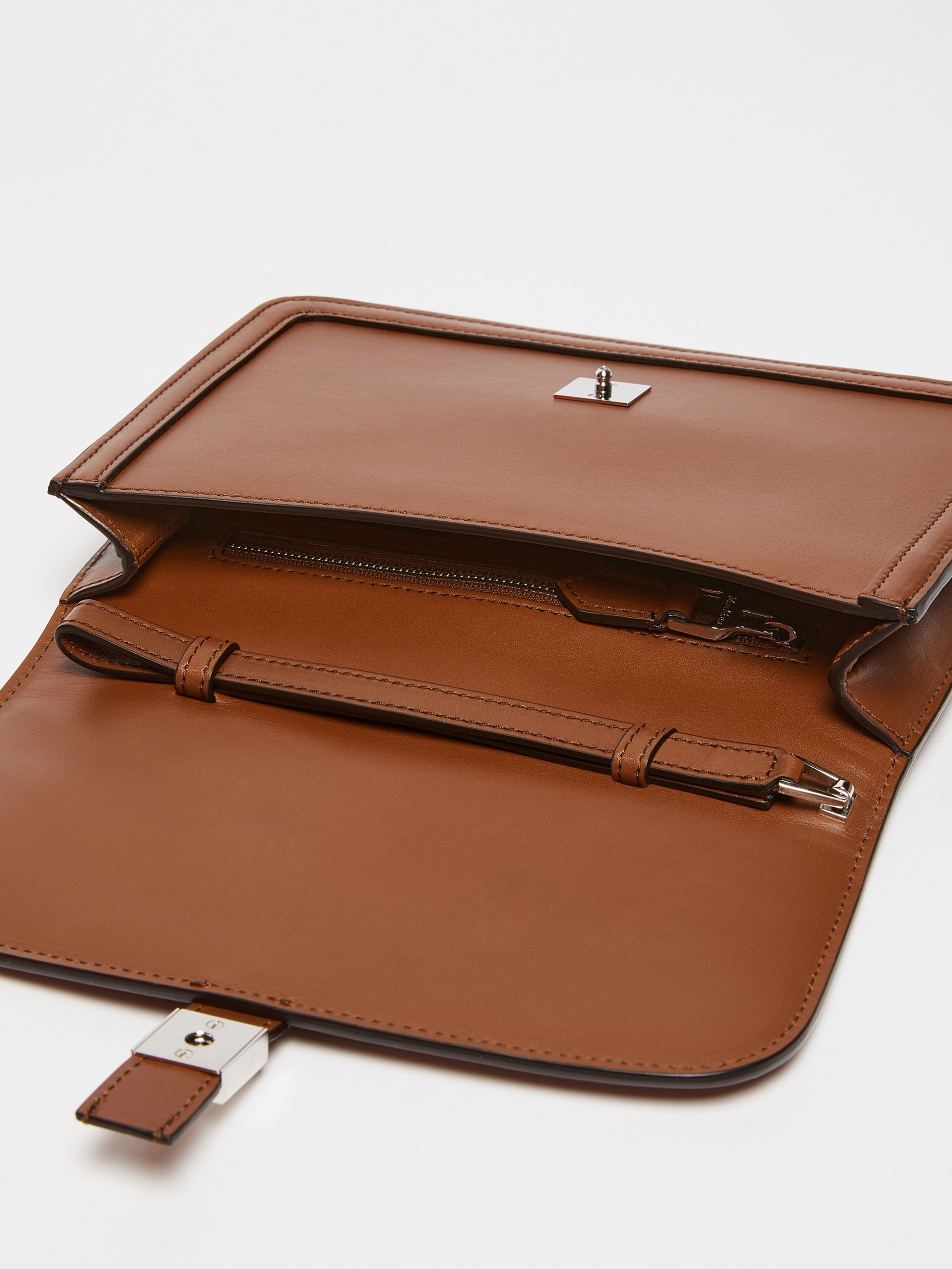 BIANCACLUTCH Smooth leather clutch - 5