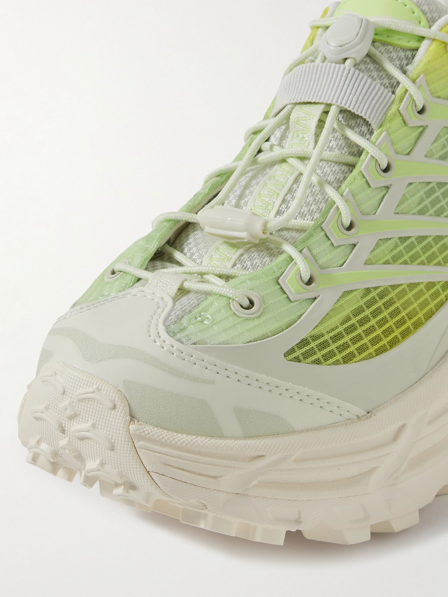 Mafate Three2 Rubber-Trimmed Mesh Running Sneakers Green - 5