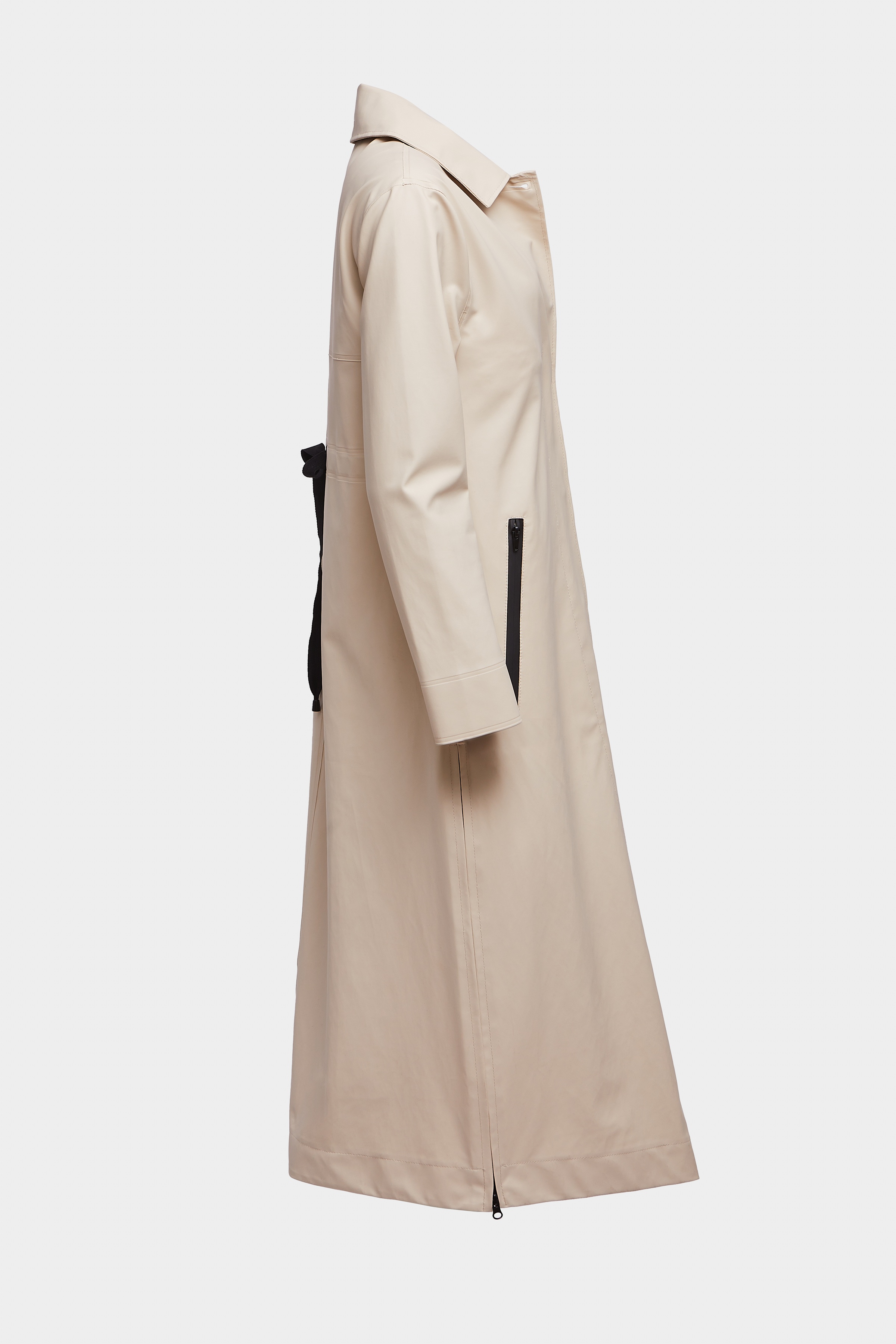 Hornstull Long Raincoat Oyster - 5