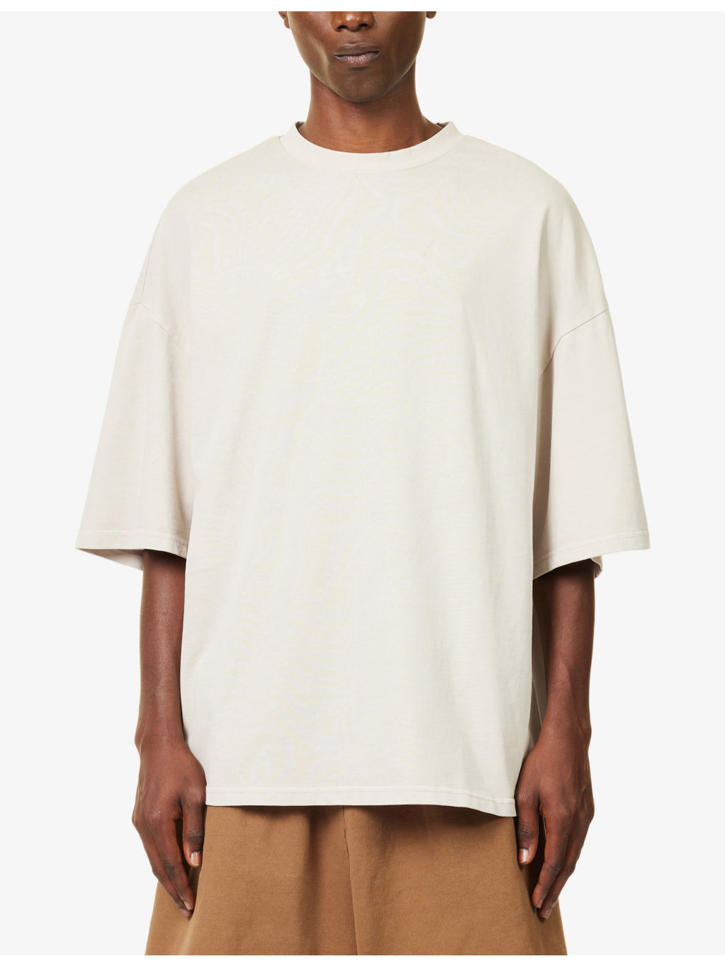 Boxy-Fit Crewneck Cotton T-Shirt - 3