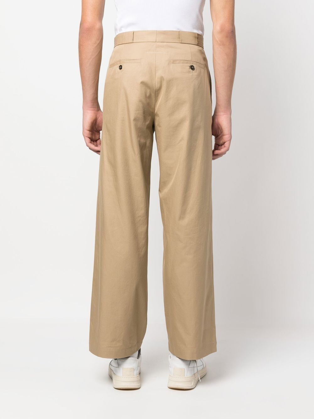 straight-leg tailored trousers - 4