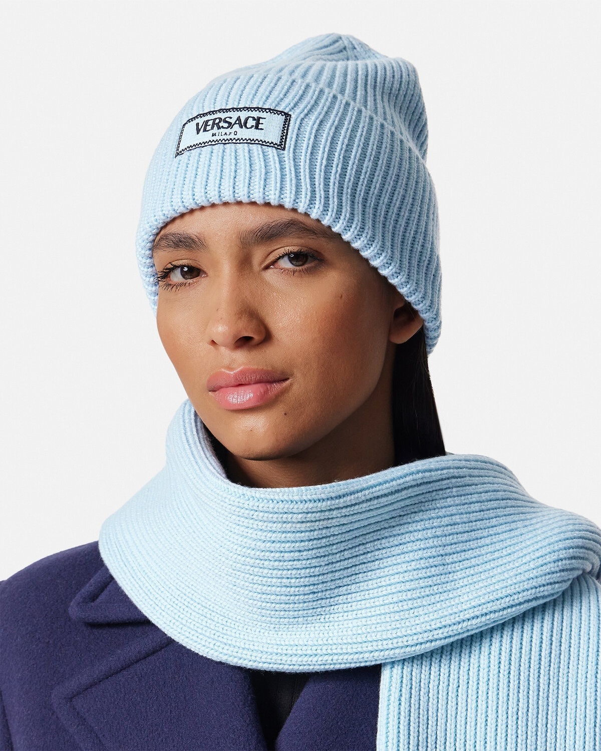 90s Vintage Logo Knit Beanie - 3
