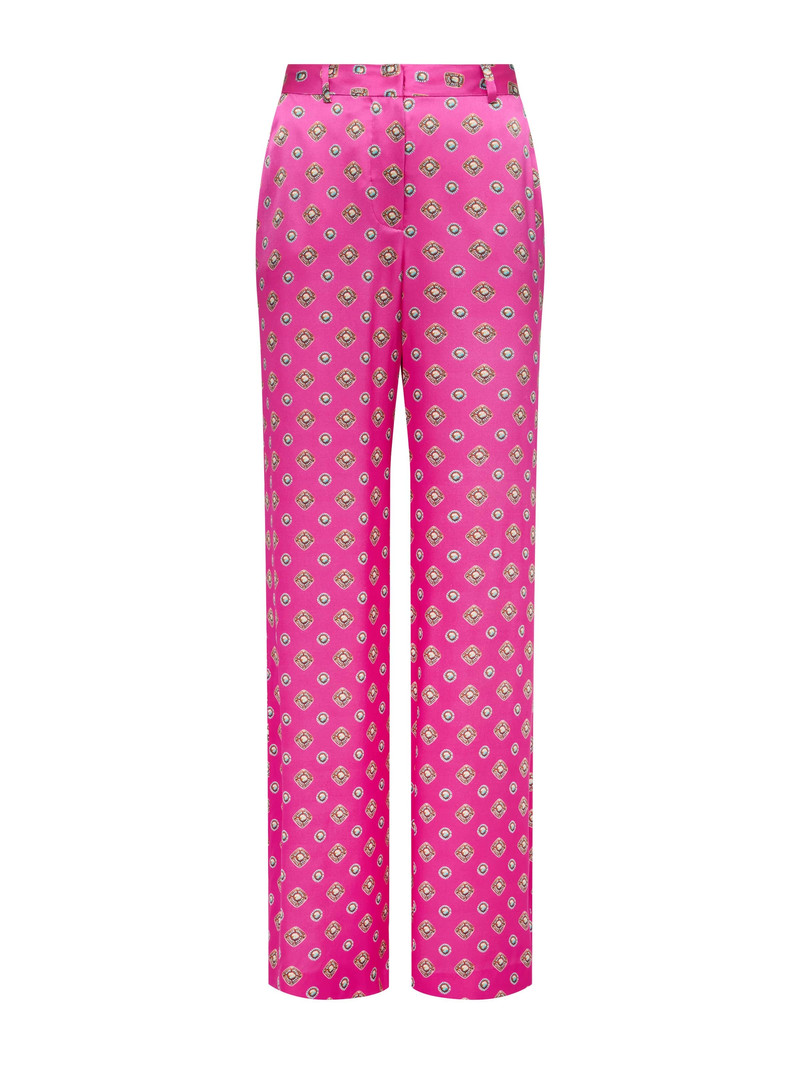 Pilar Silk Wide-Leg Pant 1