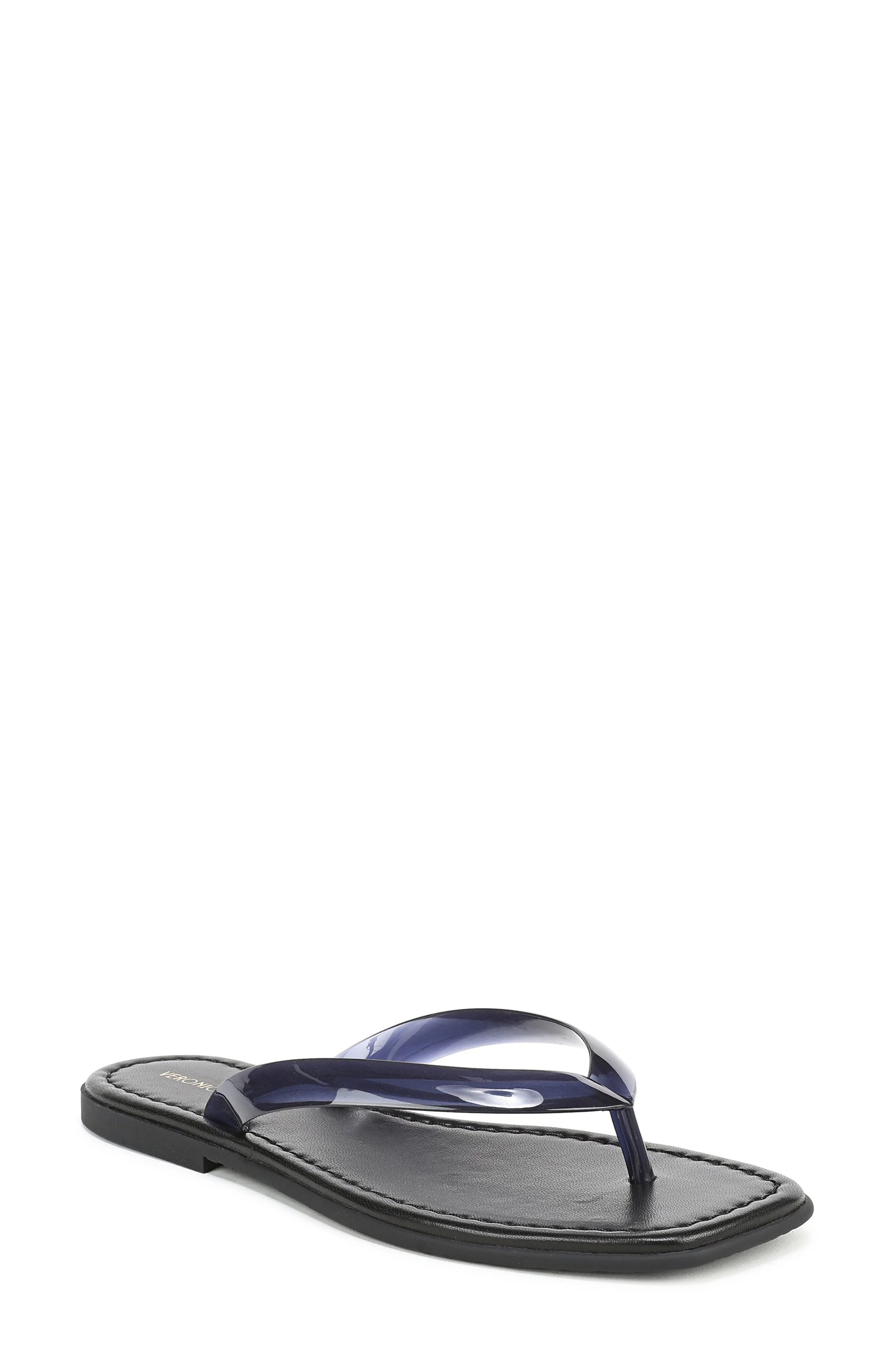 Veronica Beard Clea Flip Flop in Navy at Nordstrom - 1