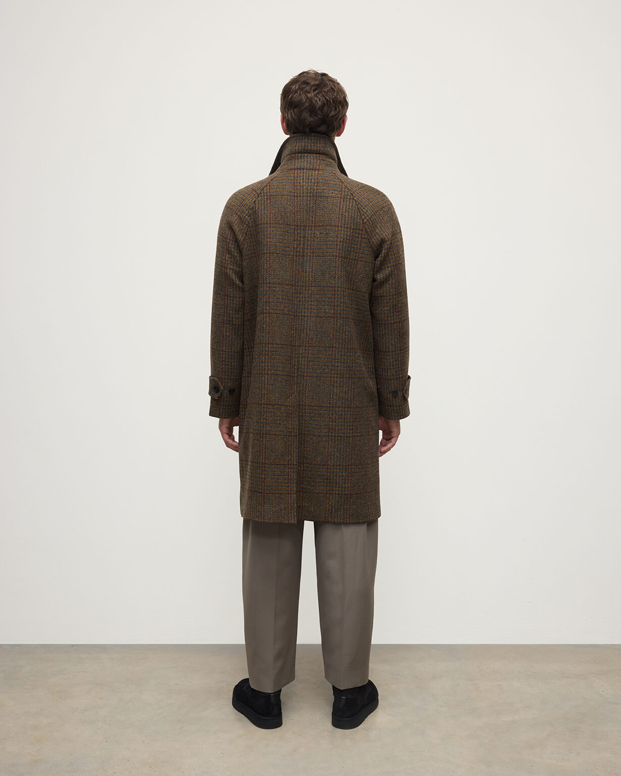 'The Balmacaan' Coat | Moorland Glen Urquhart Check - 4