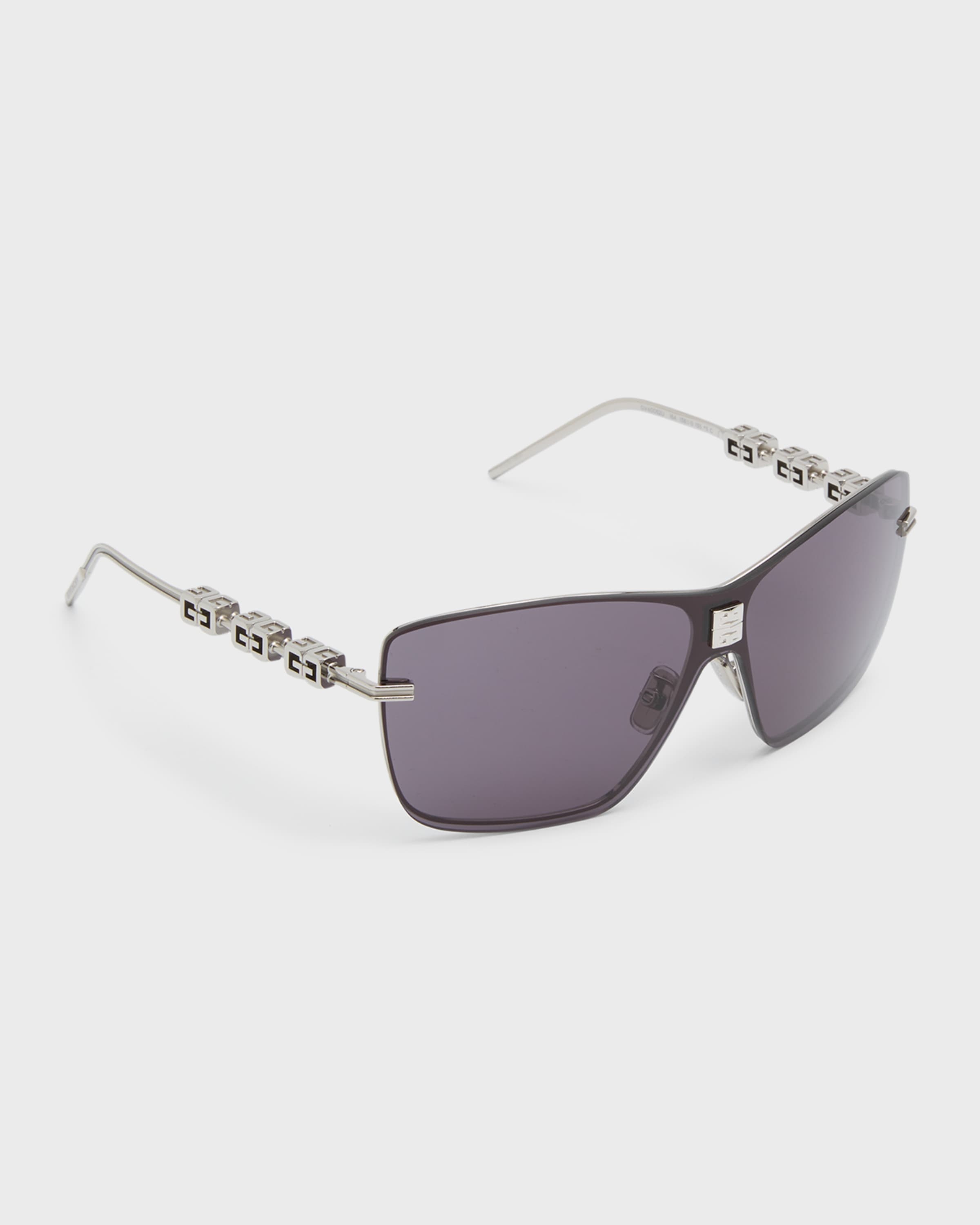 Men's 4Gem Metal Rectangle Sunglasses - 1