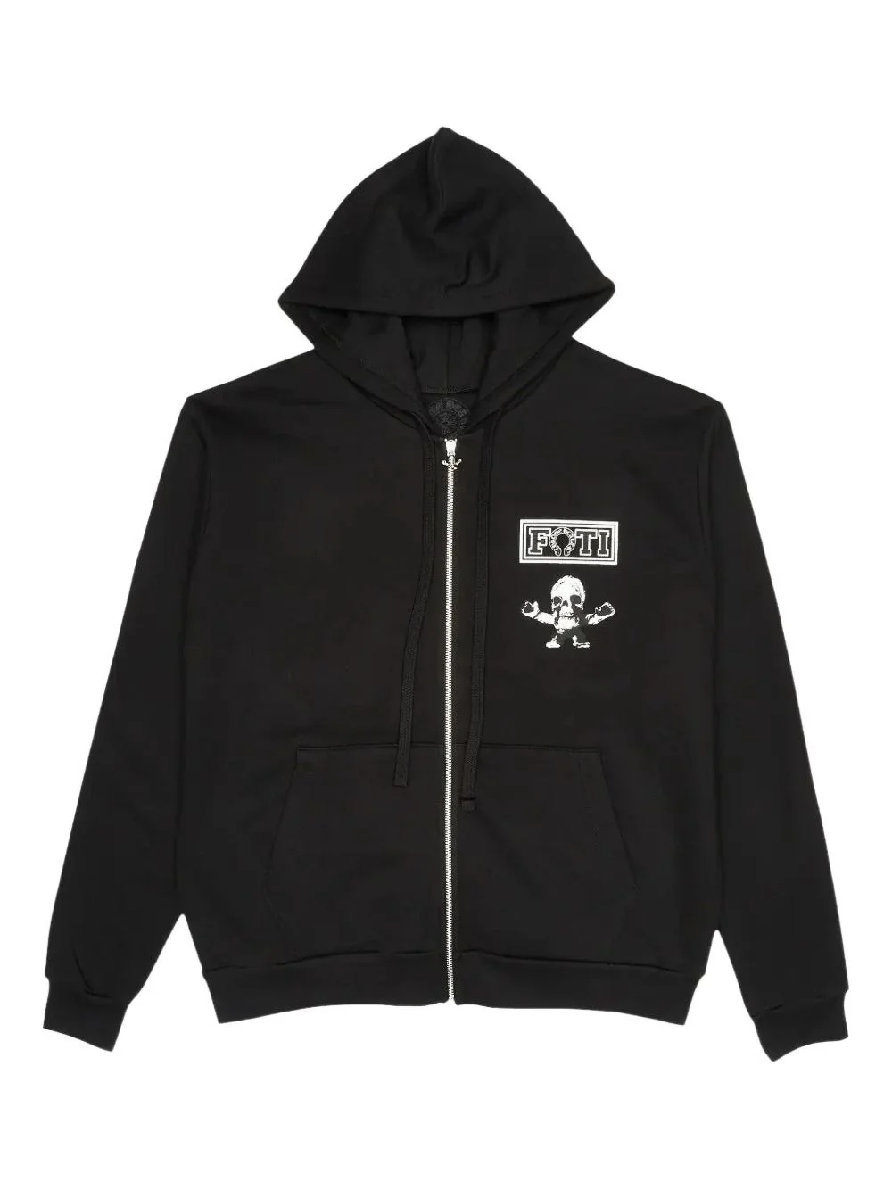 Foti Tic Tac Toe zip-up hoodie - 1