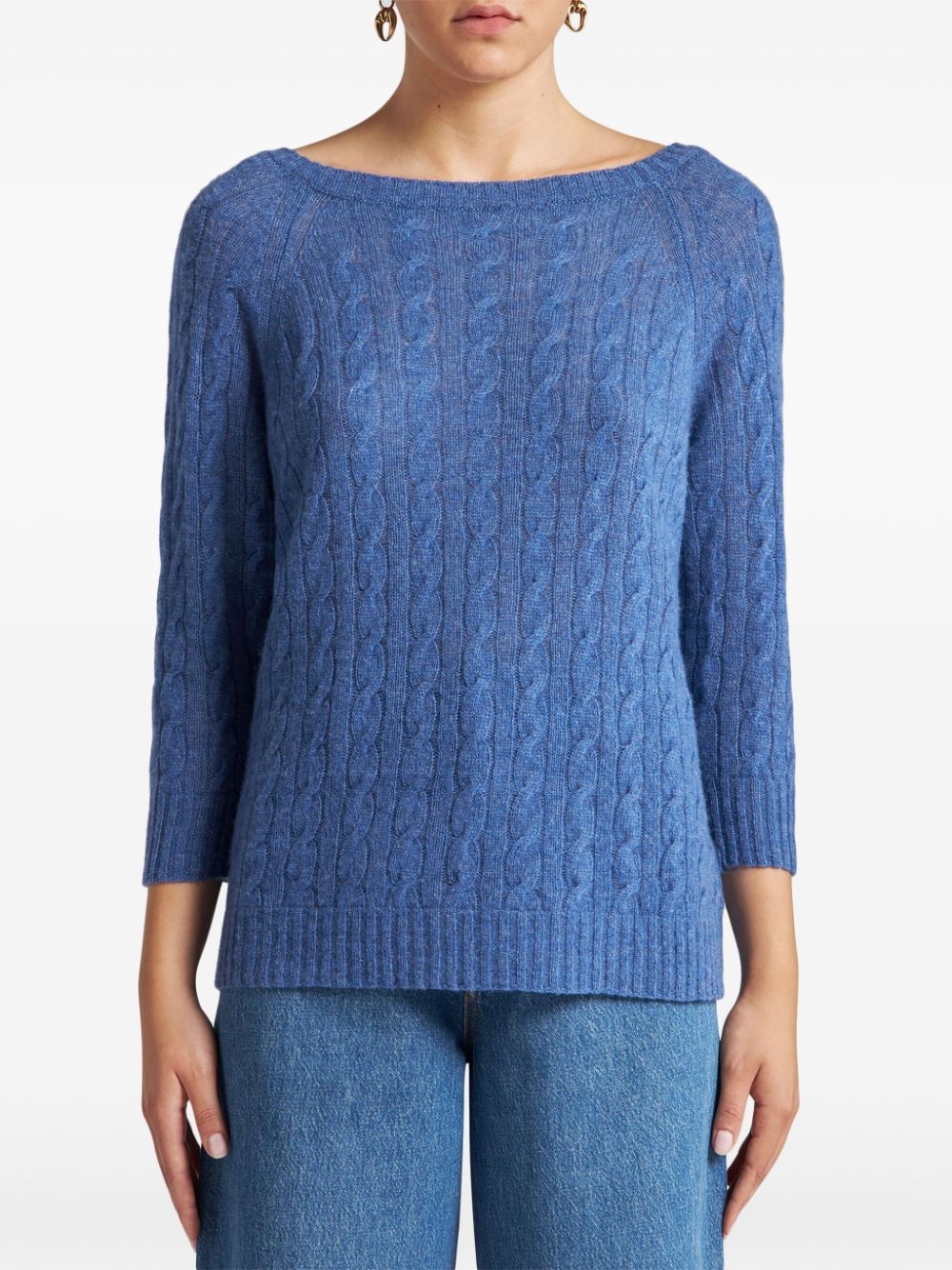 three-quarter cashmere jumper - 2