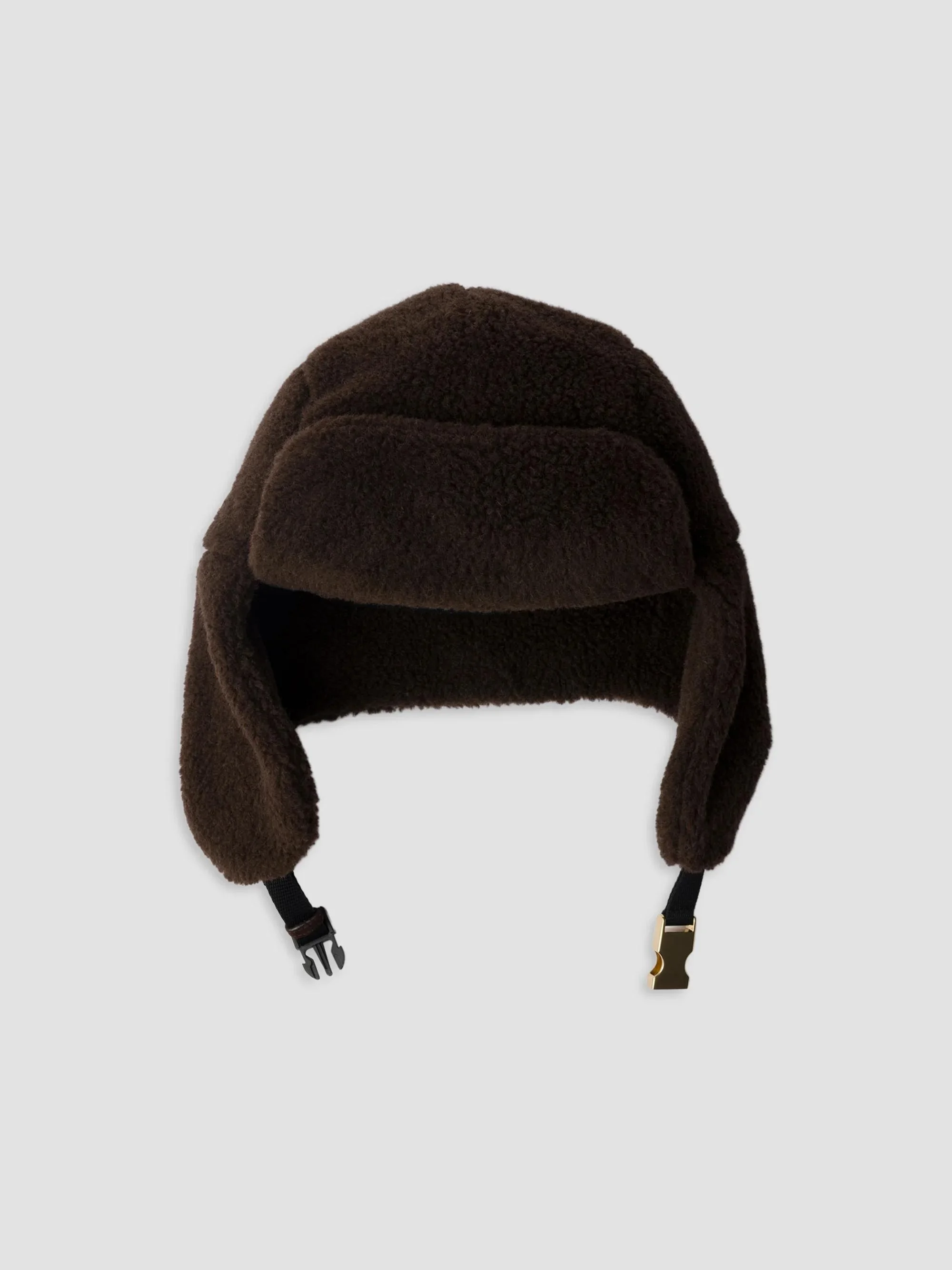 Women's Fleece Hat - Brown - 1