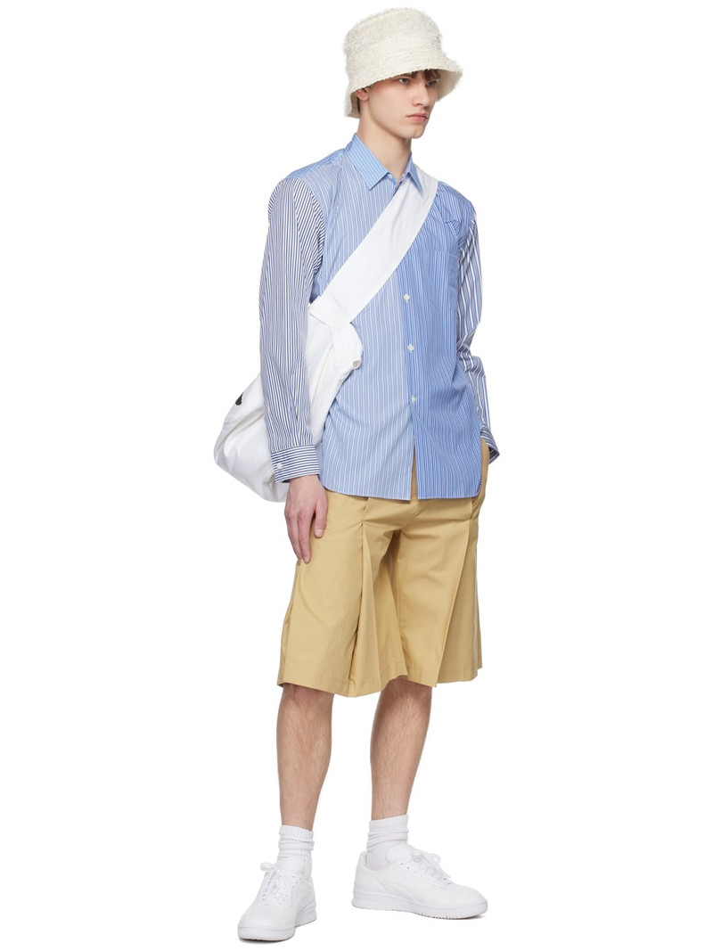 Comme des Garçons SHIRT Blue & White Stripe Shirt outlook