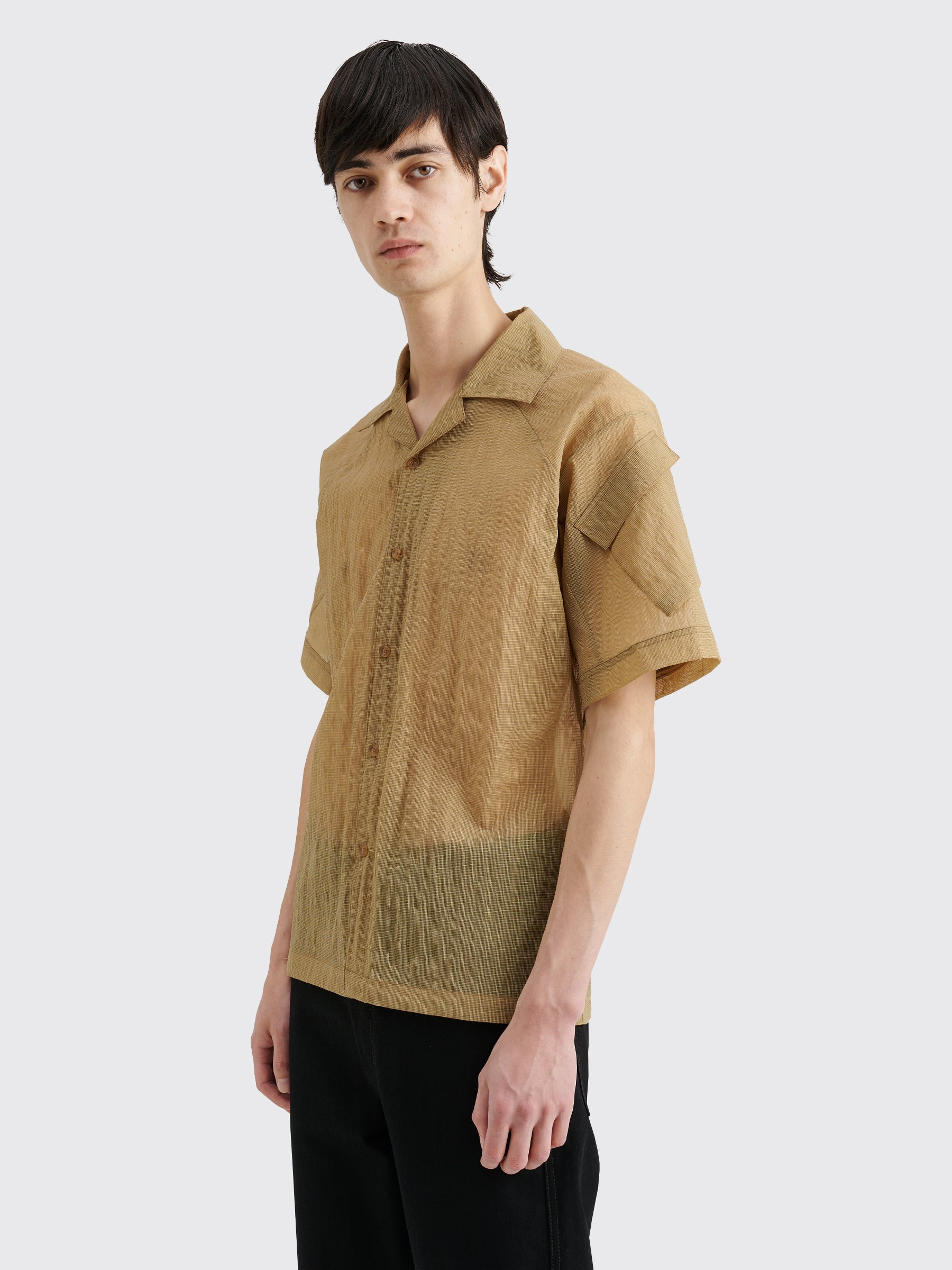 OLLY SHINDER RIPSTOP SHIRT OATMEAL - 2