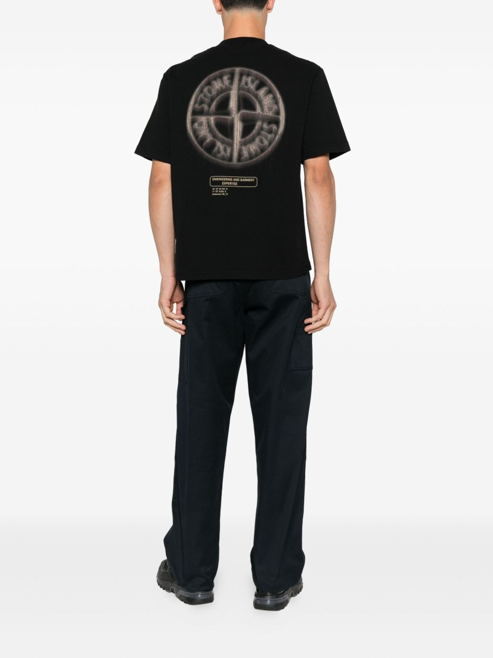 logo-embroidered cotton T-shirt - 2