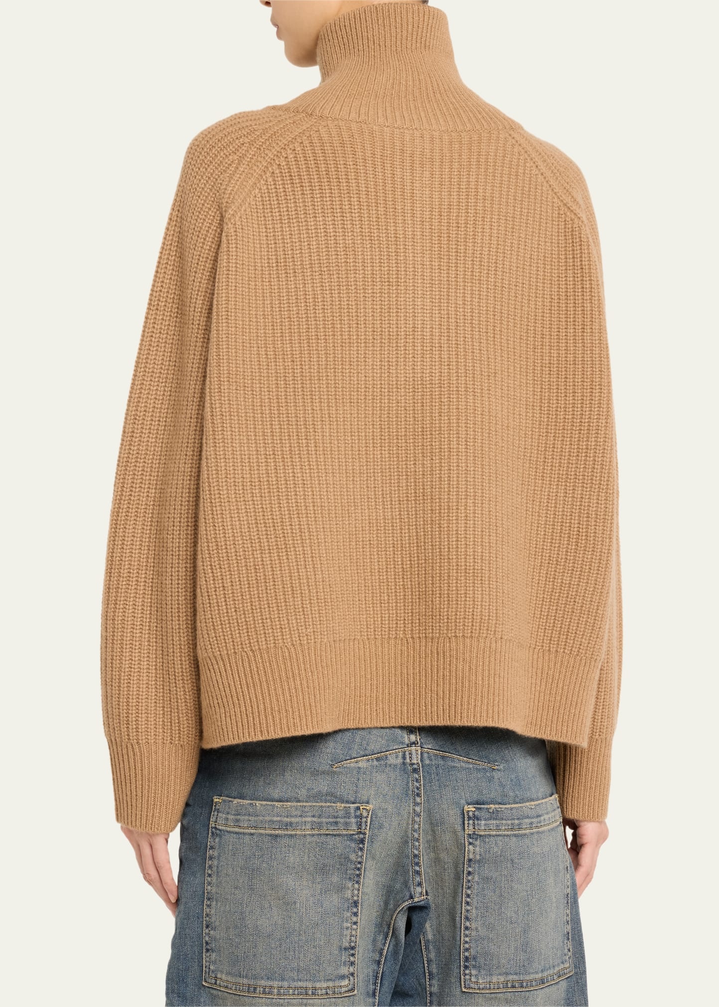 Garza High-Neck Cashmere Sweater - 3