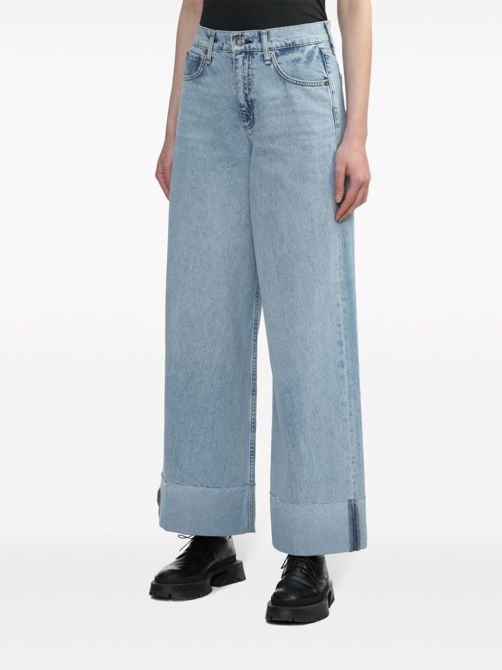 Sofie high-rise wide-leg jeans - 3
