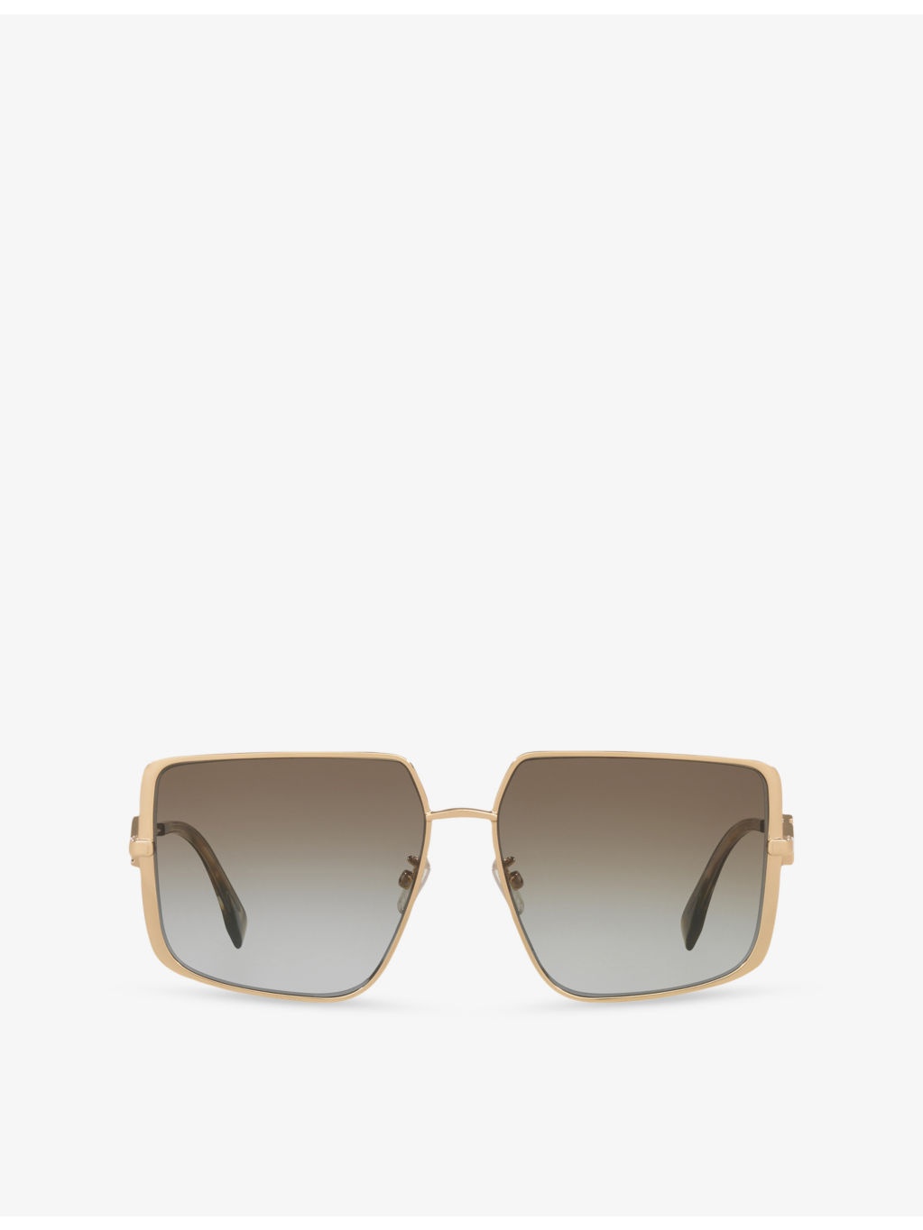 FE40148U Irregular Metal Sunglasses - 1
