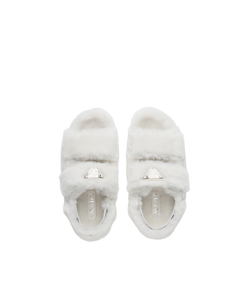 Shearling sandals 4