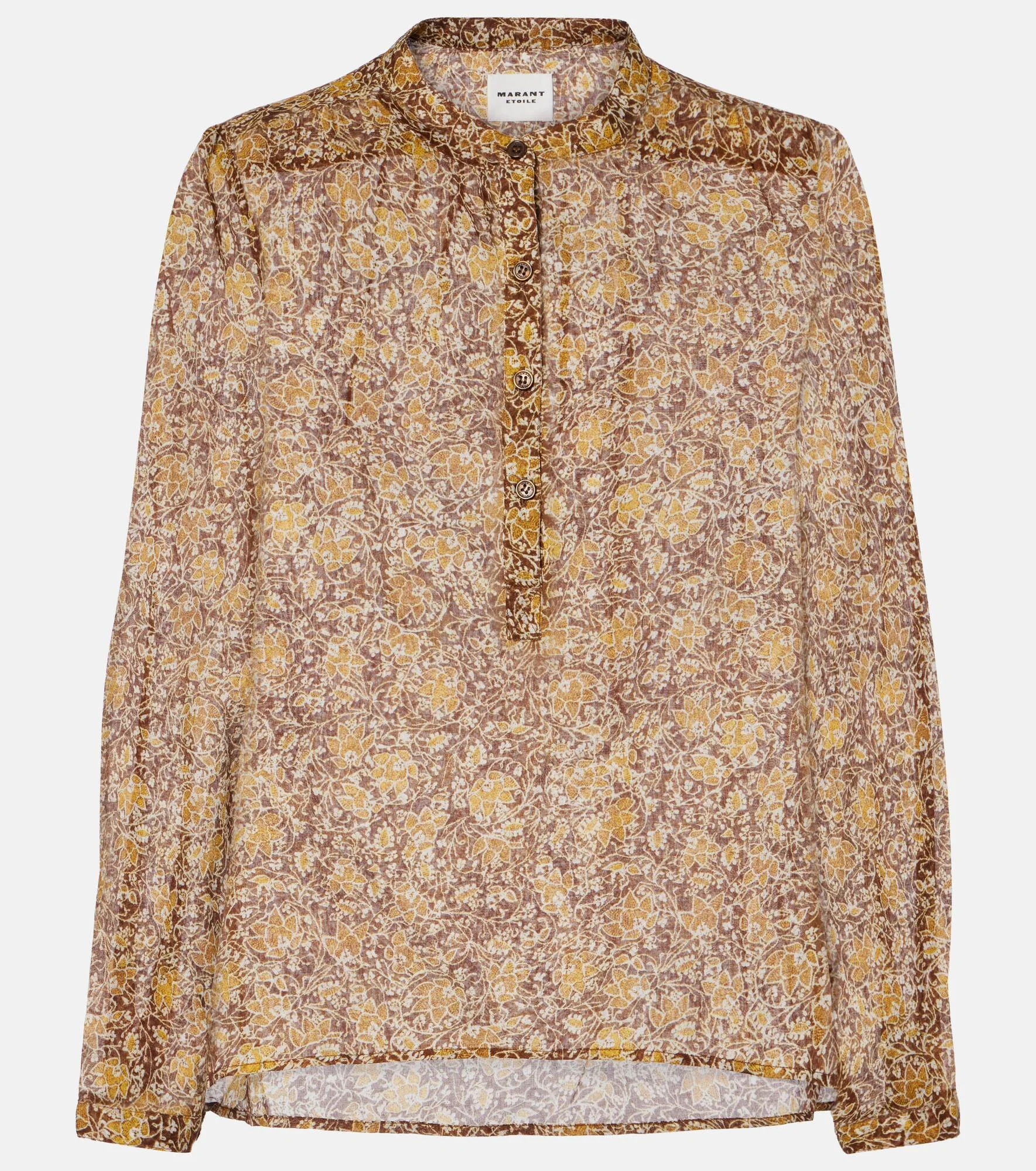 Maria floral cotton voile blouse - 1