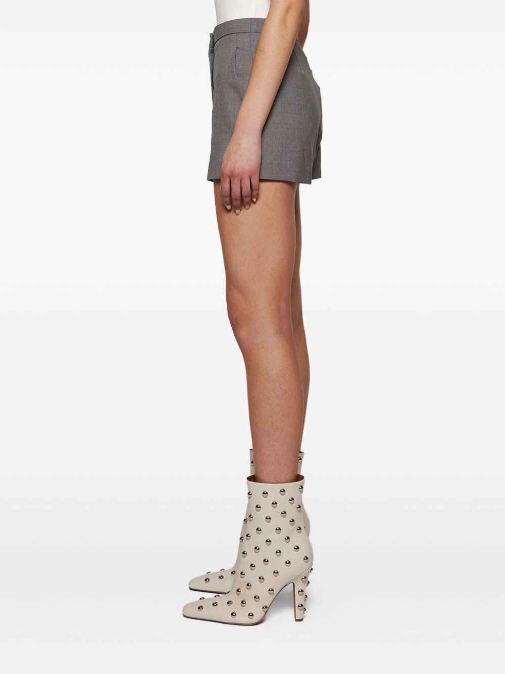 tailored mini shorts - 4