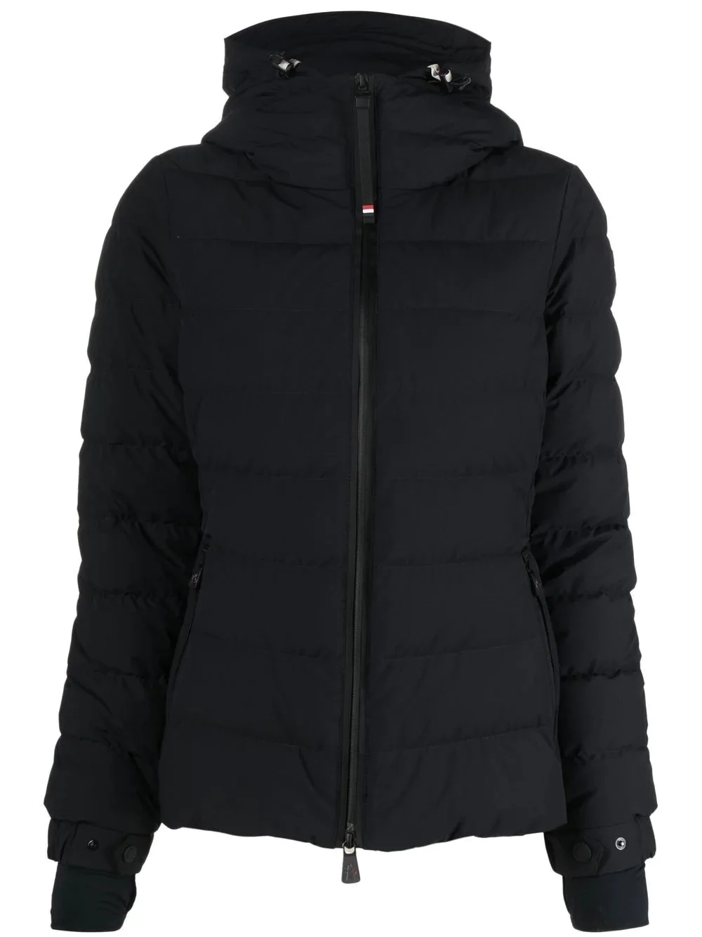 funnel neck padded jacket - 1