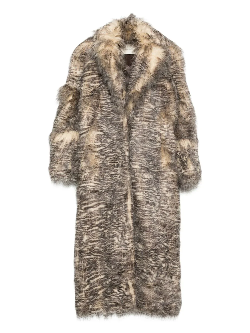 Coco tiger-print faux-fur coat - 1