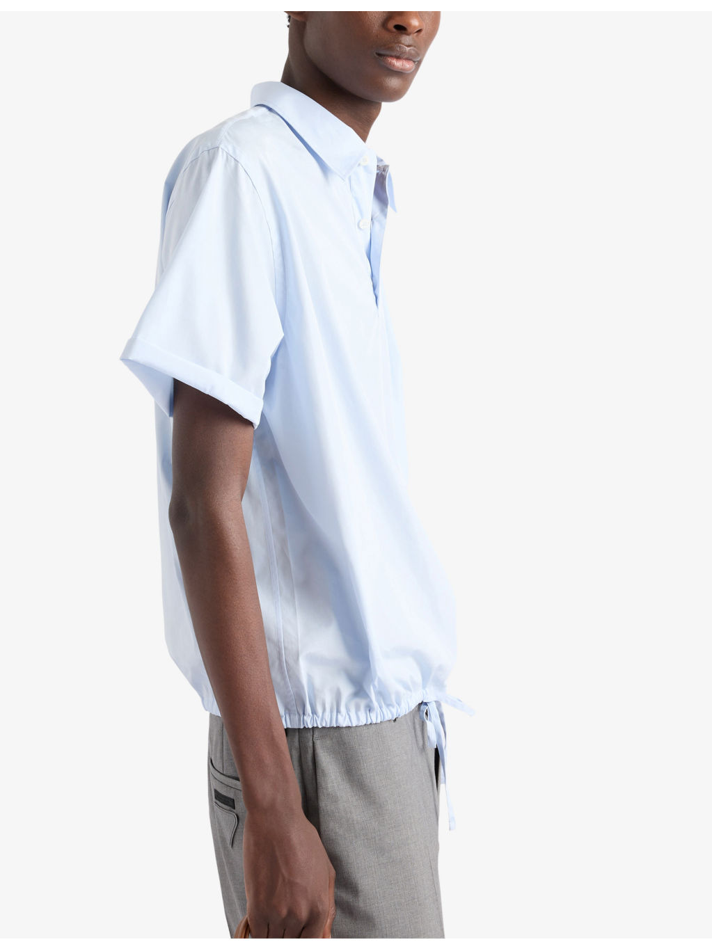 Short-Sleeve Logo-Embroidered Cotton Shirt - 3