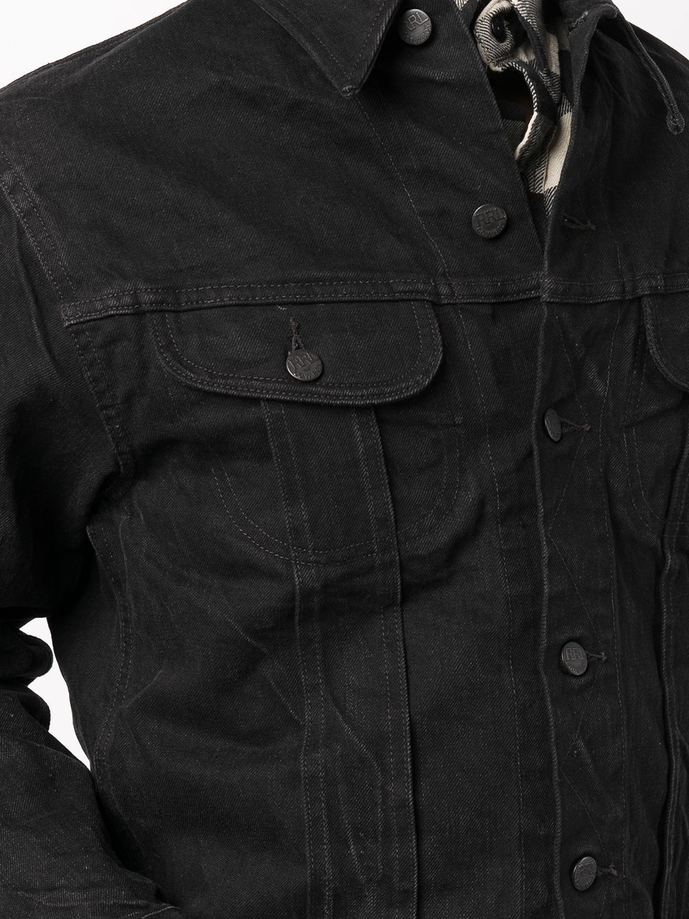 denim trucker jacket - 5