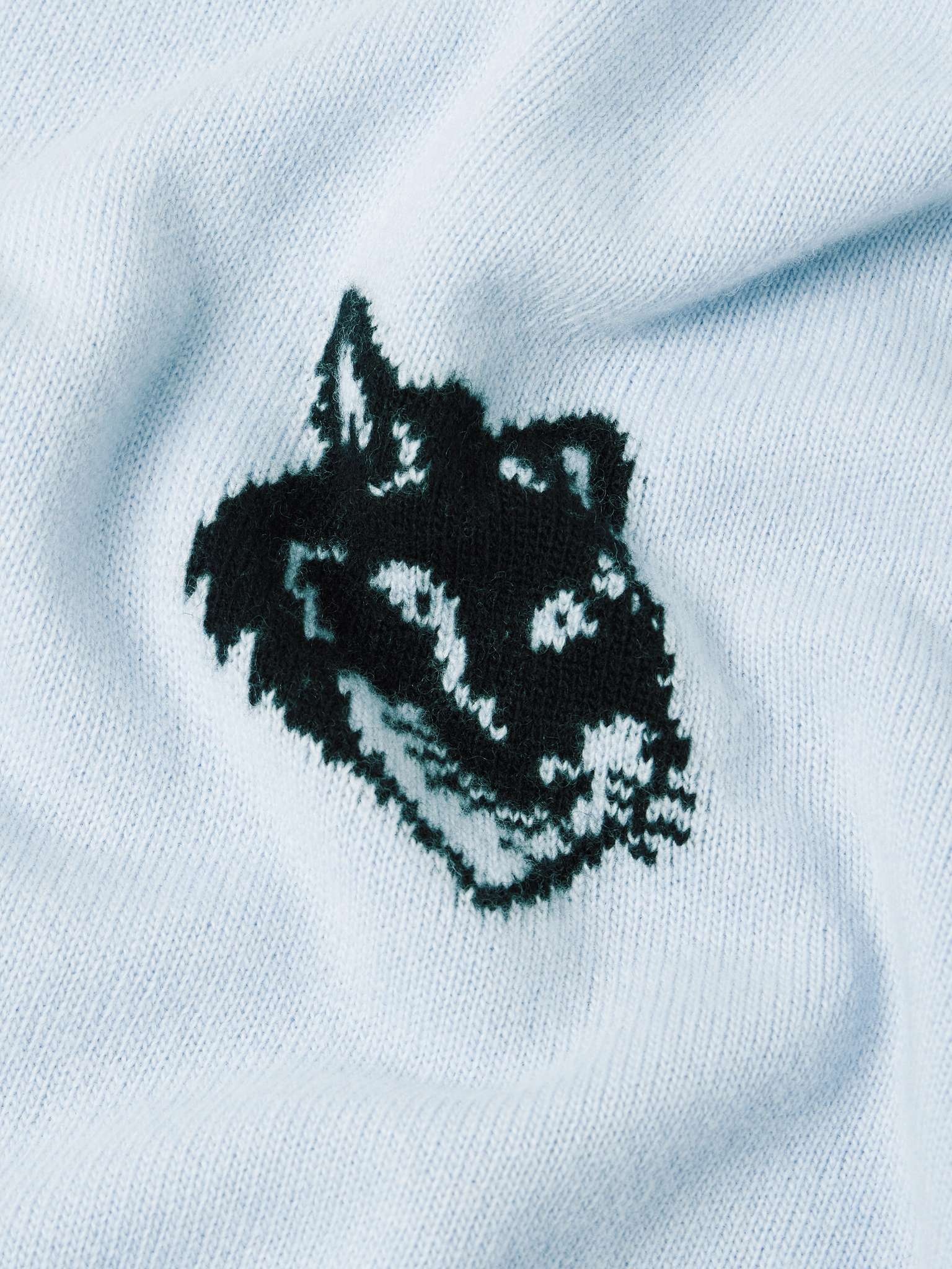 Logo-Intarsia Wool Sweater - 4