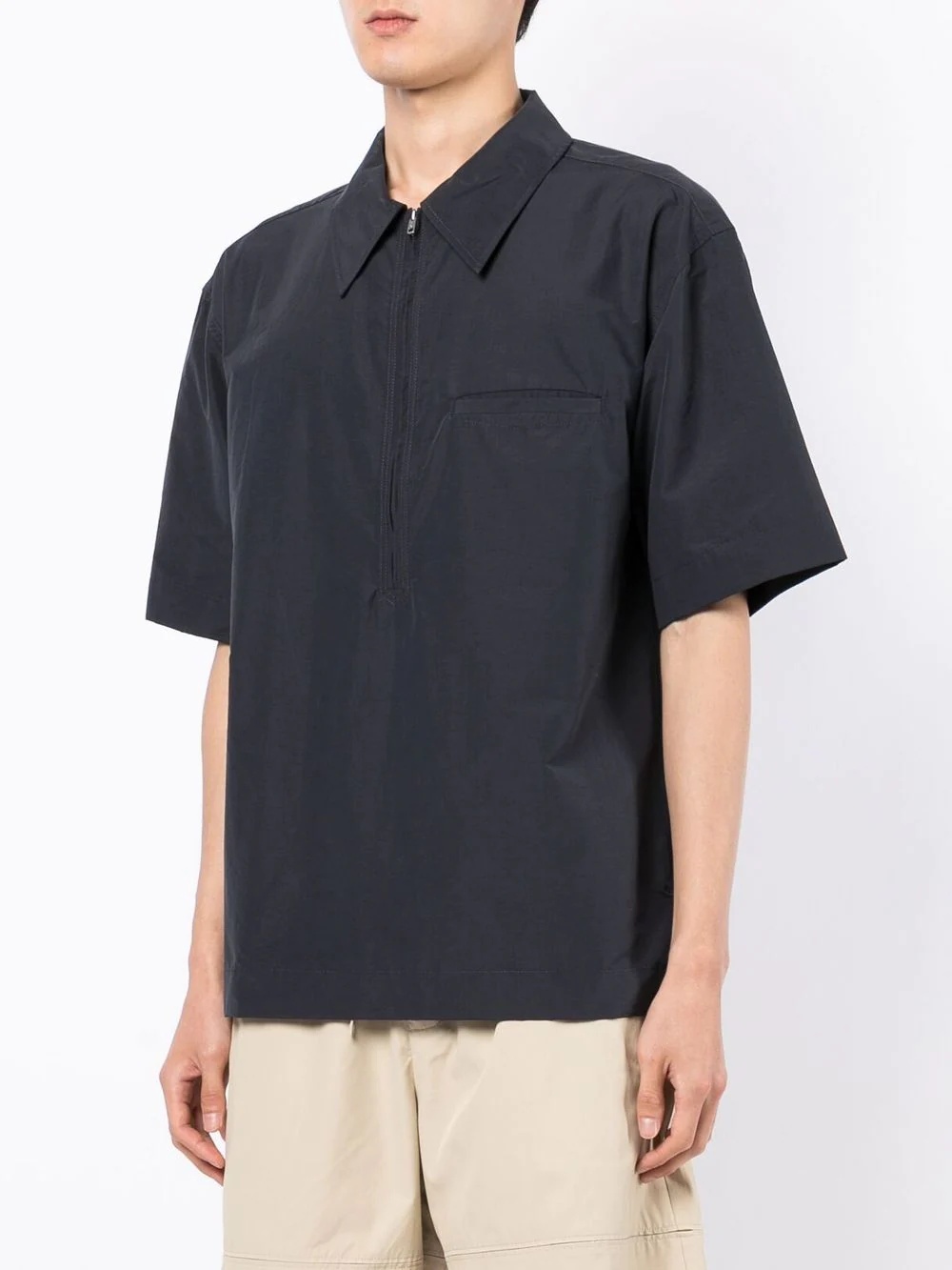 half-zip polo shirt - 3