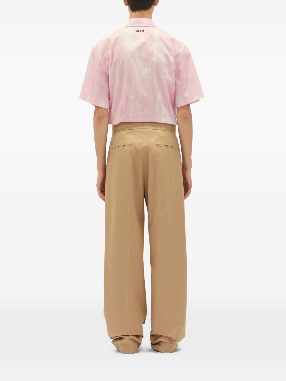 wide-leg tailored trousers - 4