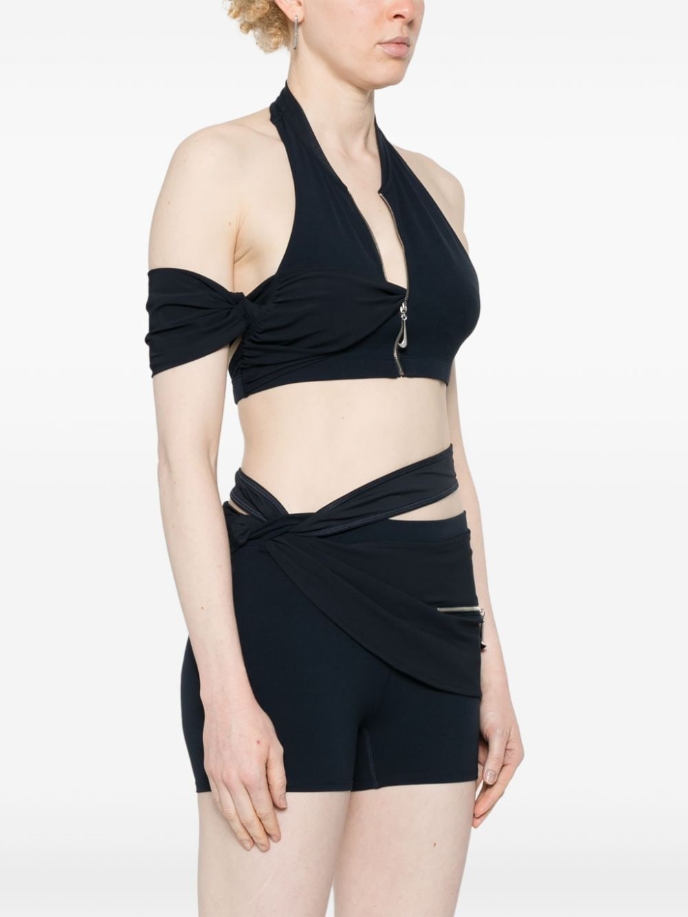 x Jacquemus halterneck cropped top - 3